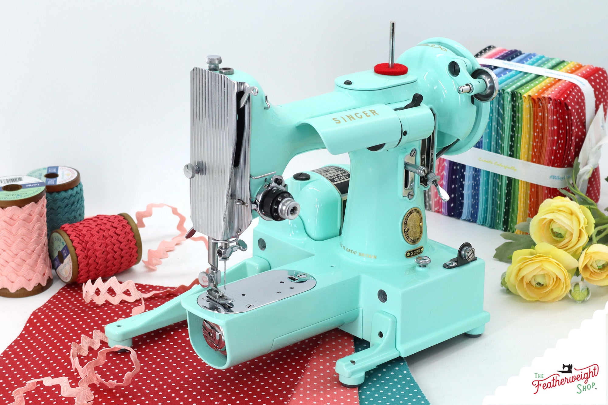 Singer Featherweight 222K - EJ6199** - Fully Restored in Jenny Blue