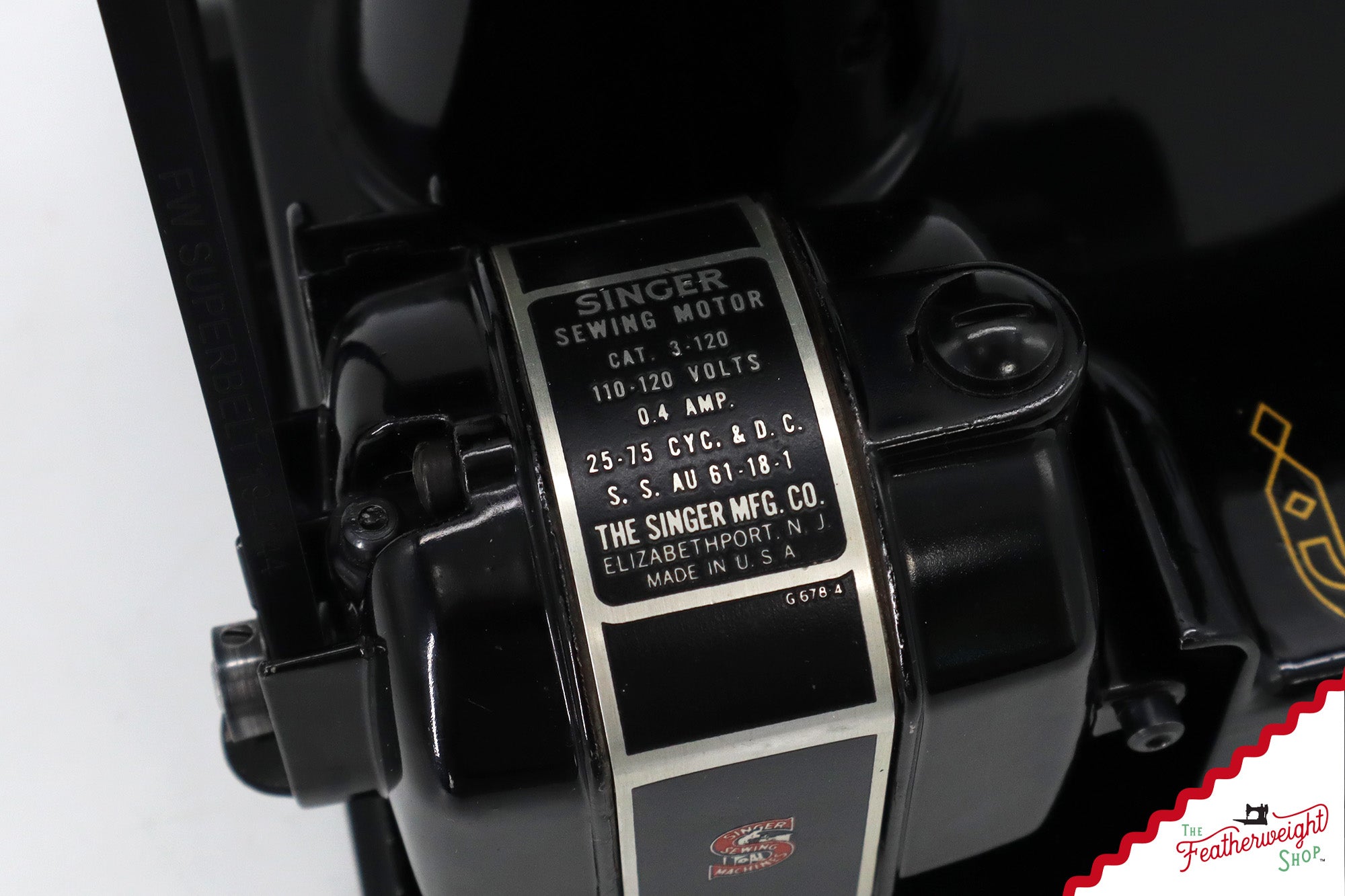 Singer Featherweight 221 Sewing Machine, AM167*** - 1955