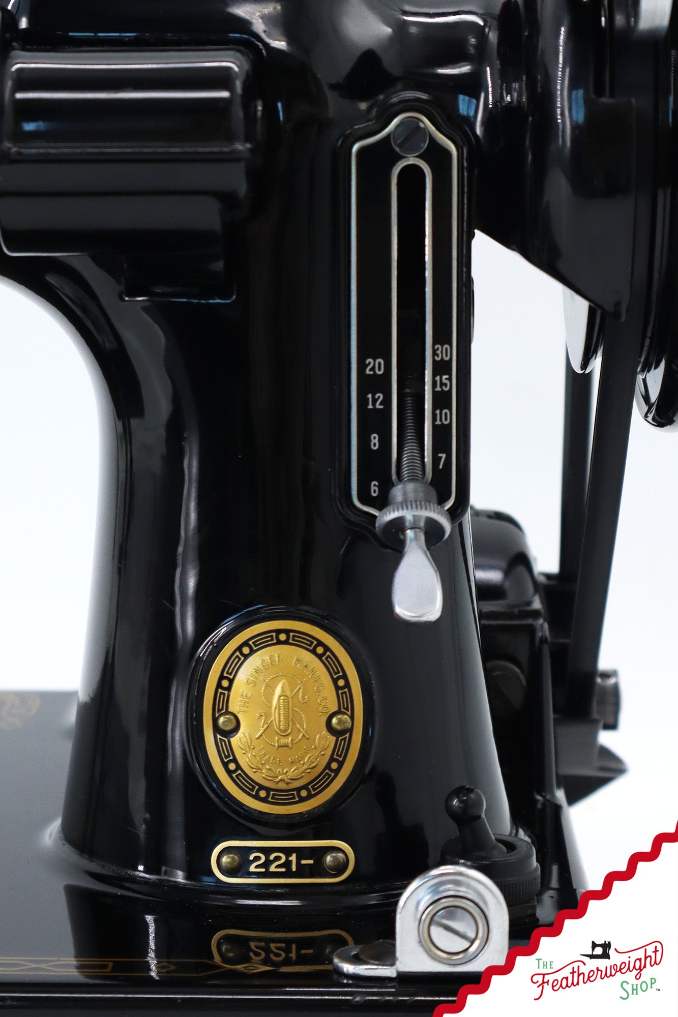 Singer Featherweight 221 Sewing Machine, AM167*** - 1955