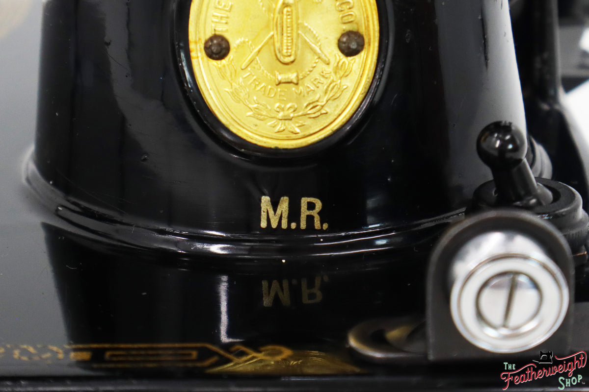 Singer Featherweight 221, RARE 'M.R.' AH196*** The Singer