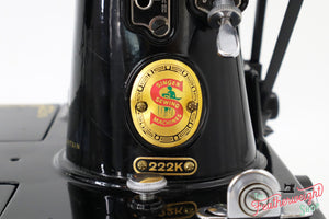 Singer Featherweight 222K Sewing Machine, Red 'S' - ER9004** - 1960