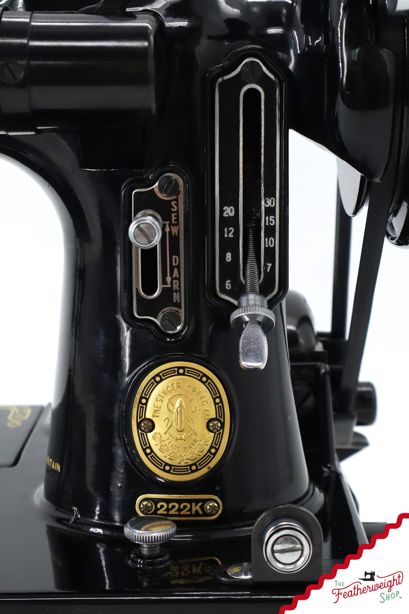 Singer Featherweight 222K Sewing Machine - EL1833**, 1956