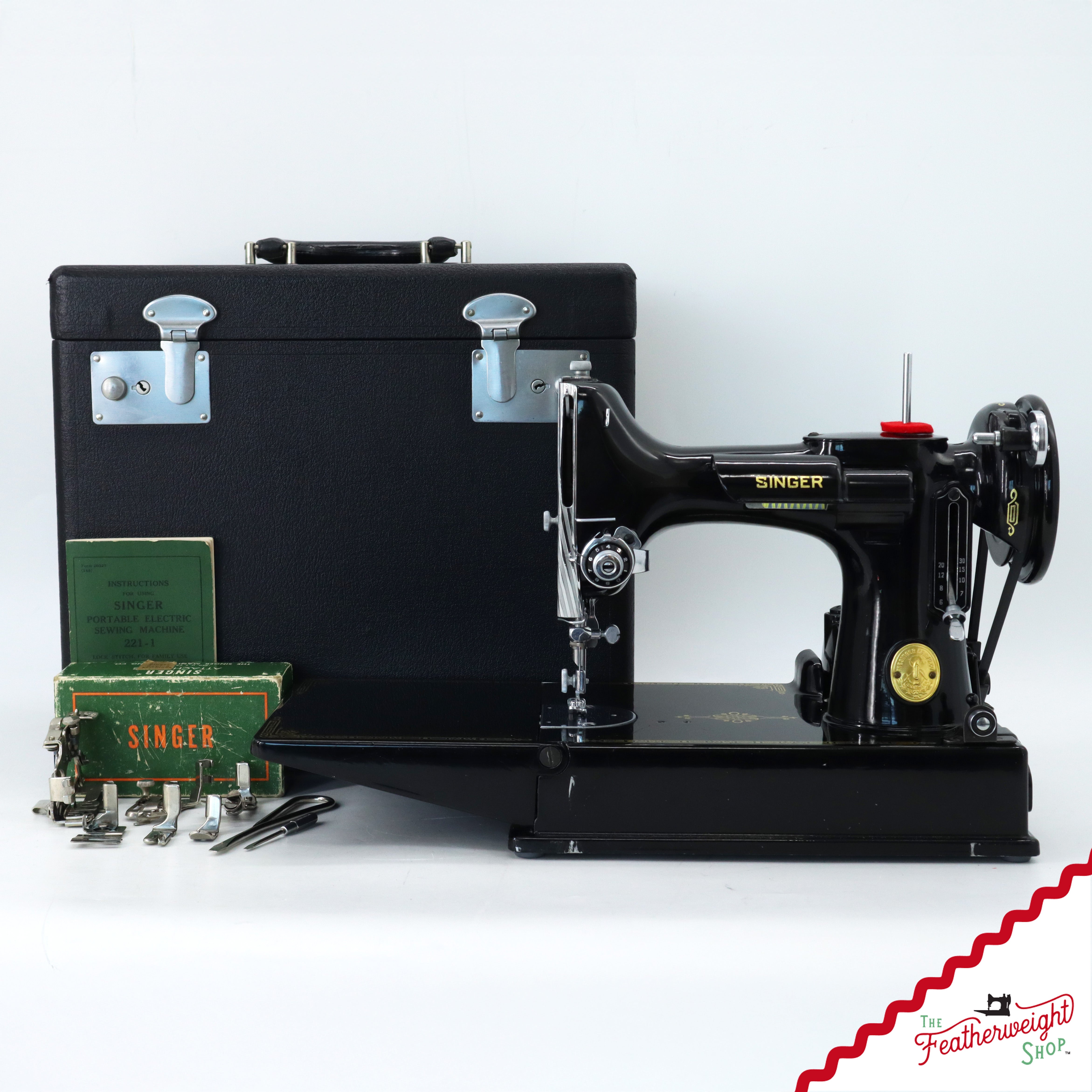Singer Featherweight 221 Sewing Machine, AH575*** - 1948
