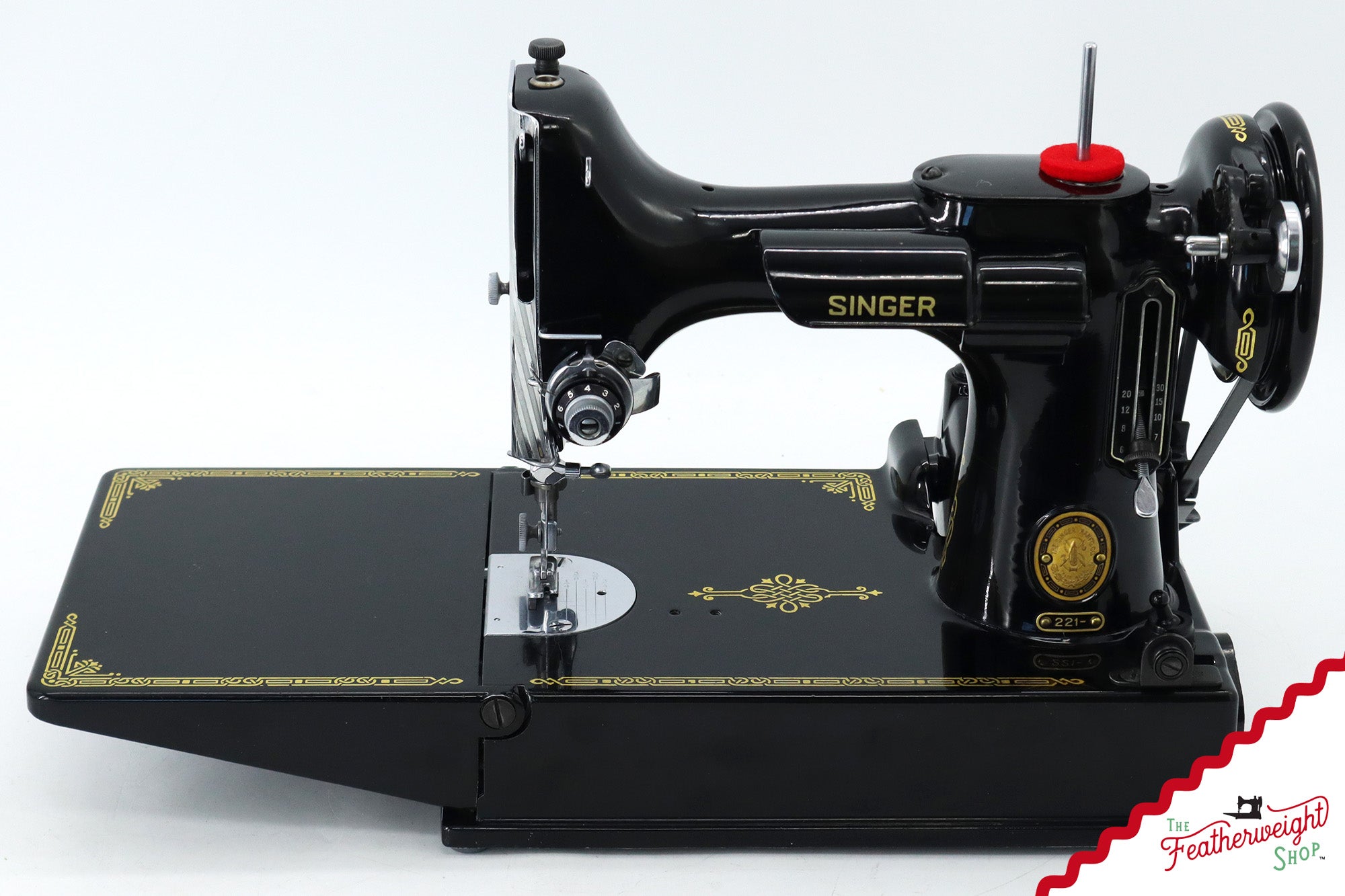 Singer Featherweight 221 Sewing Machine, AL5672** - 1953