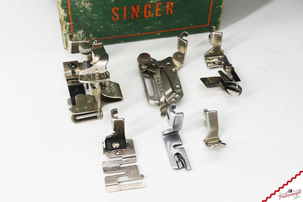 Singer Featherweight 221 Sewing Machine, AF374*** - Corduroy Insert - RARE