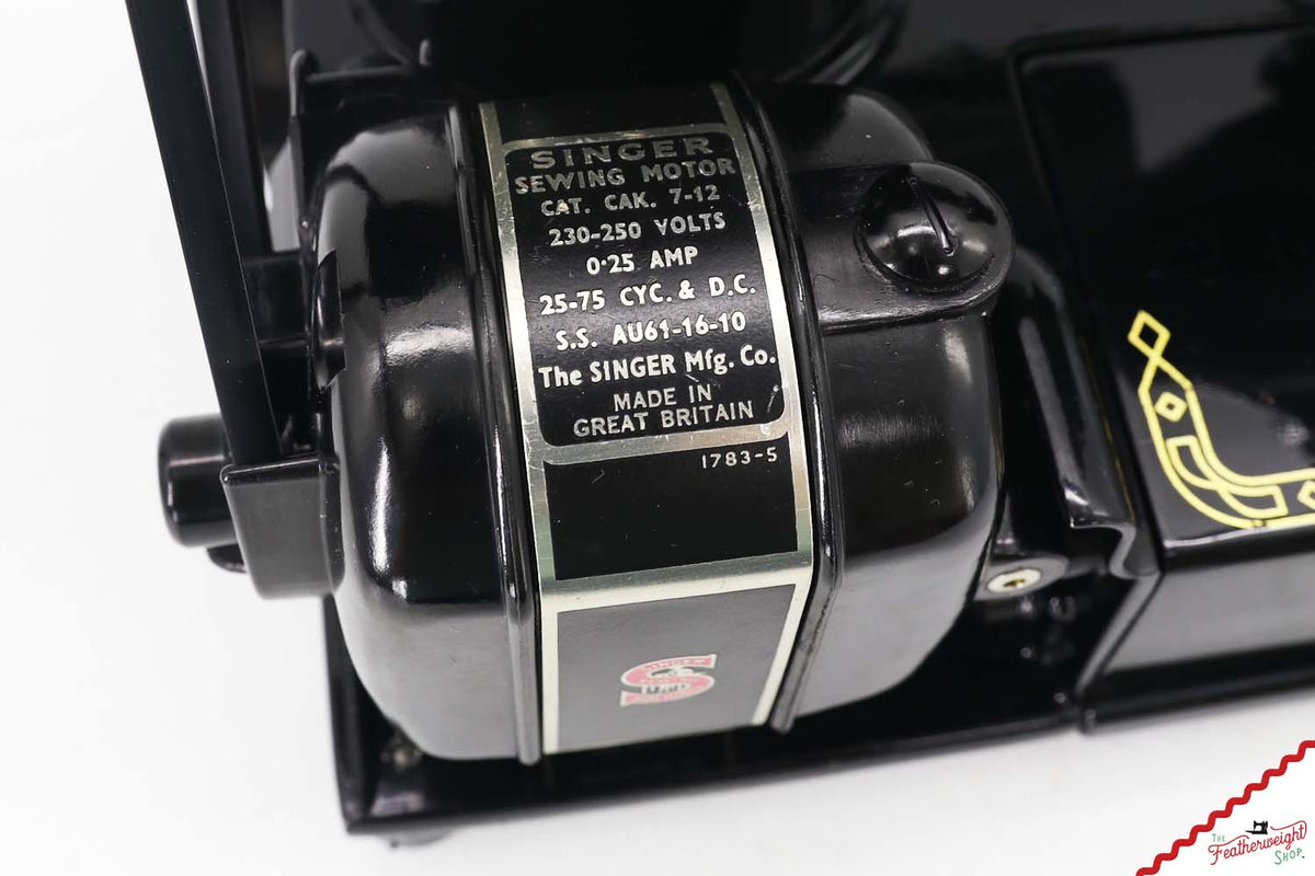 Singer Featherweight 222K Sewing Machine, Red 'S' - ER31657* - 1960