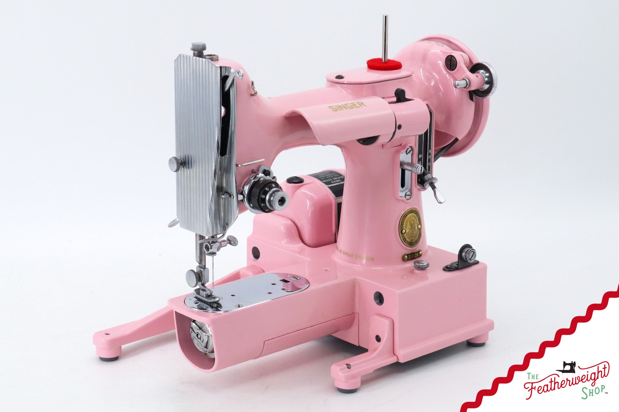 Singer Featherweight 222K - EJ2699** - Fully Restored in Pink Frosting