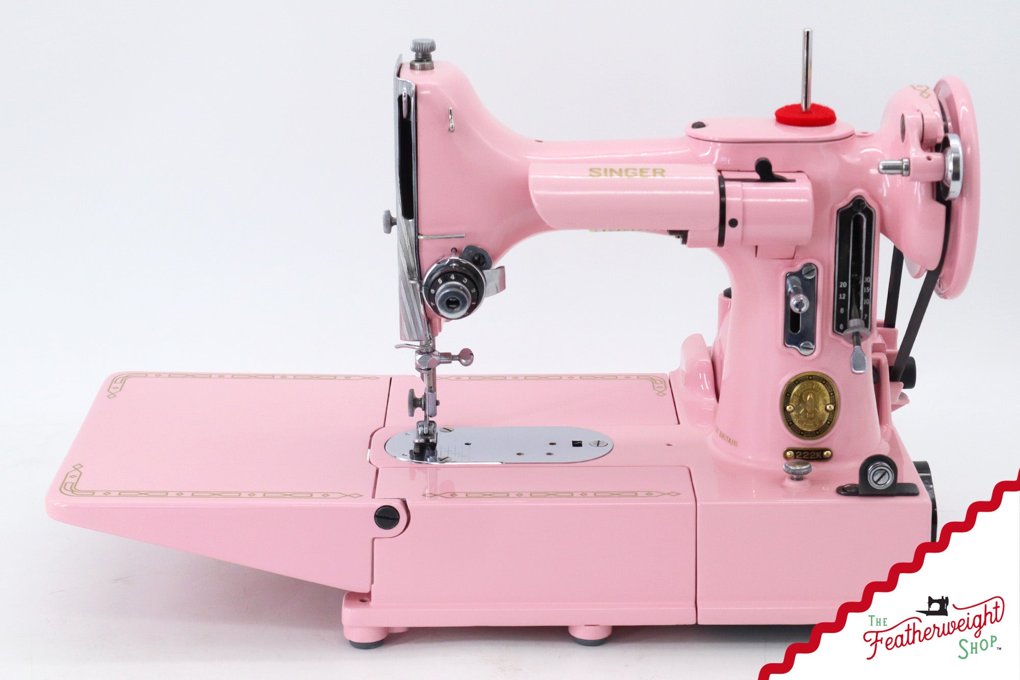 Singer Featherweight 222K - EJ2699** - Fully Restored in Pink Frosting