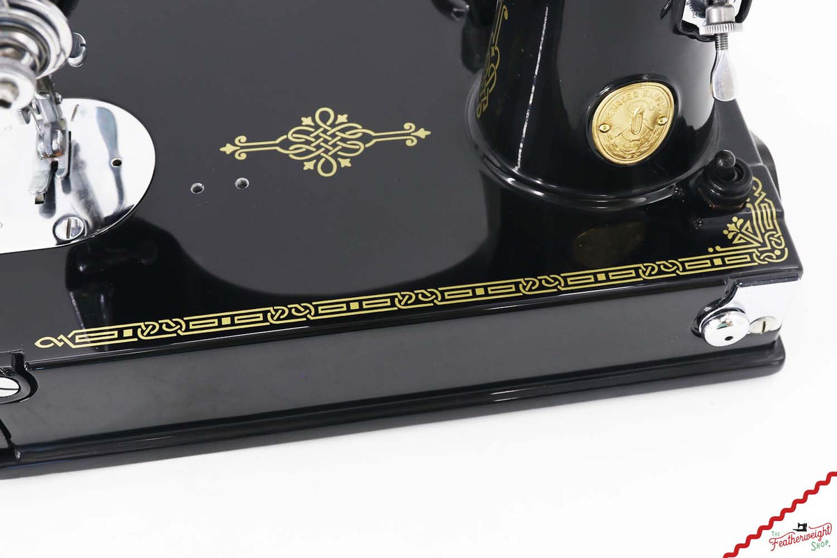 Singer Featherweight 221, "First-Run" 1933 AD54544* - Fully Restored in Gloss Black