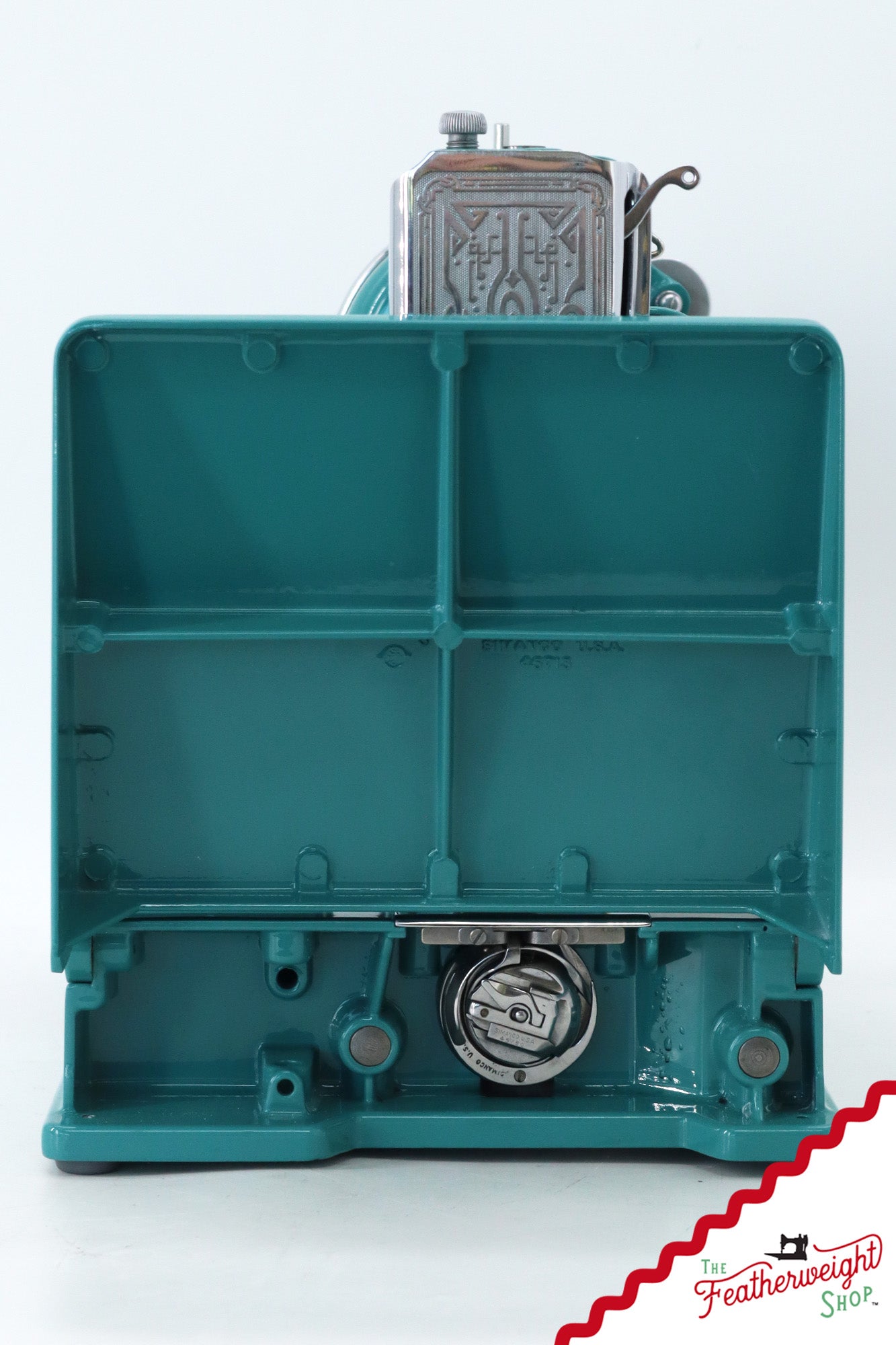 Singer Featherweight 221, AD938*** - Fully Restored in Lagoon