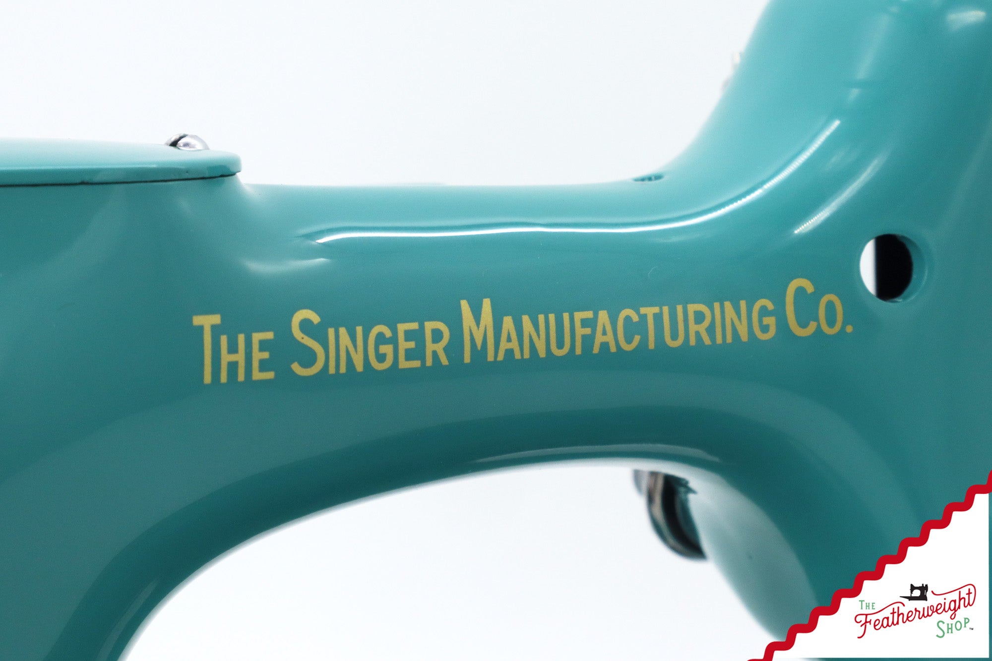 Singer Featherweight 221, AD938*** - Fully Restored in Lagoon