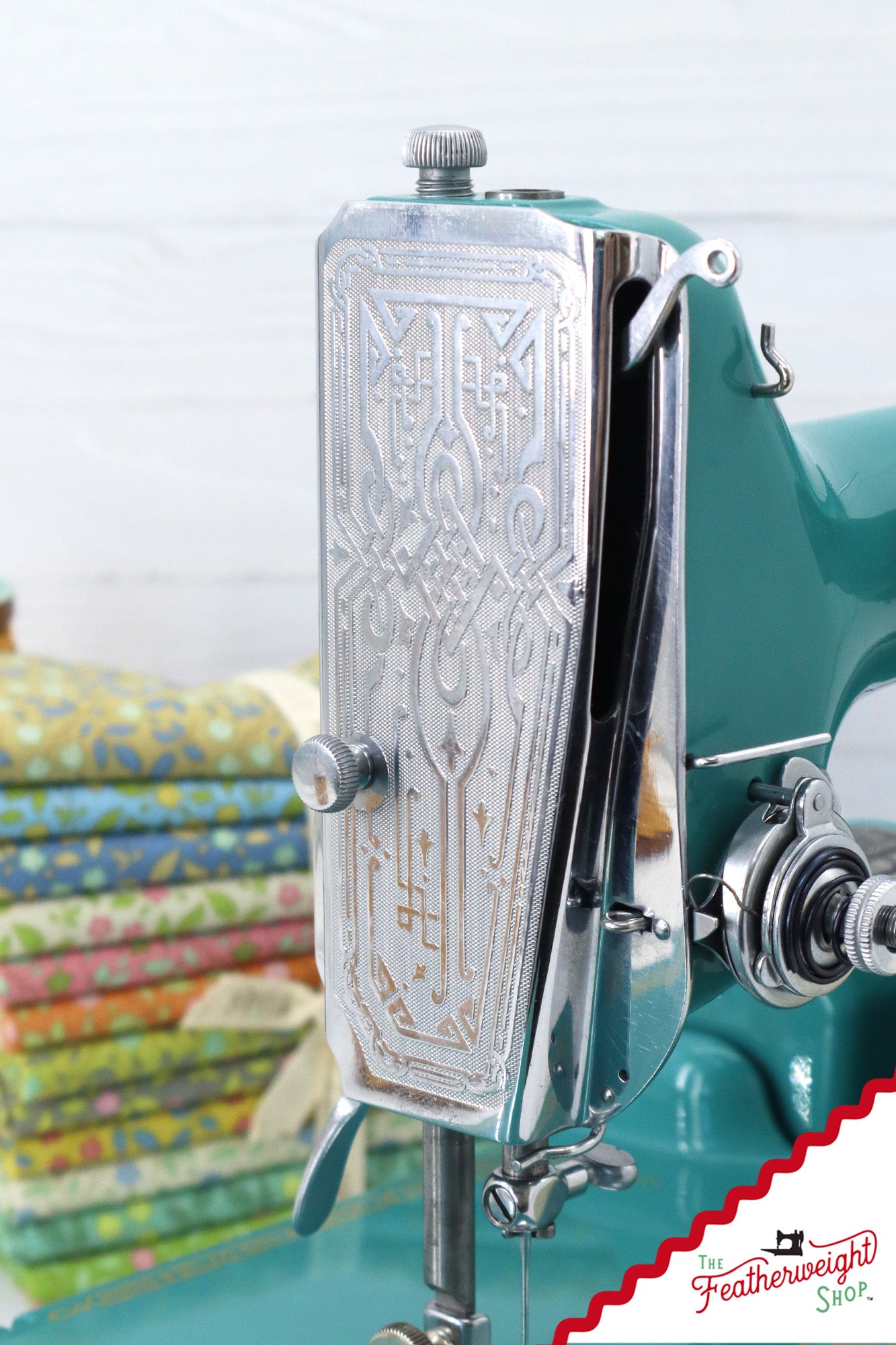 Singer Featherweight 221, AD938*** - Fully Restored in Lagoon