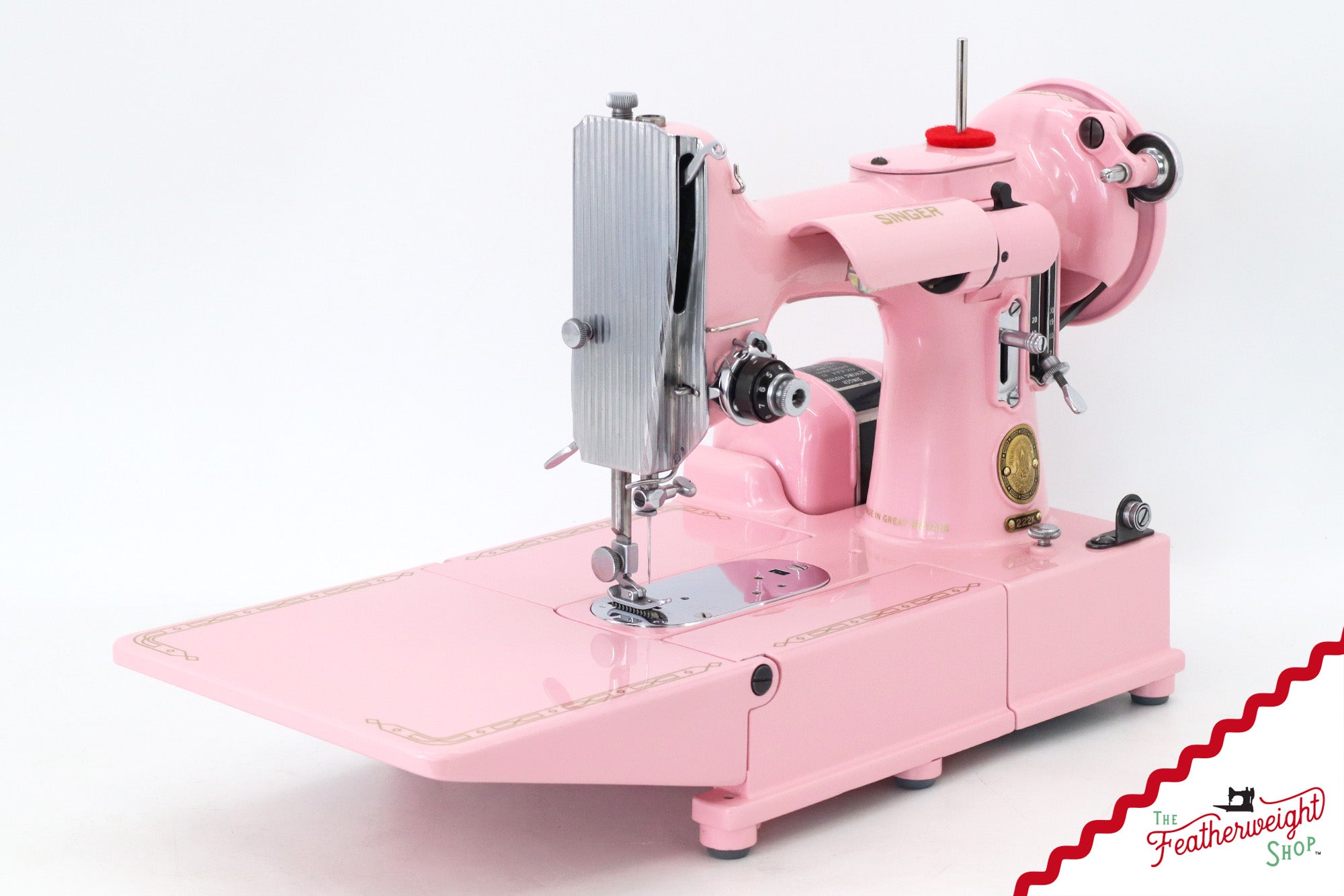 Singer Featherweight 222K - EJ2699** - Fully Restored in Pink Frosting