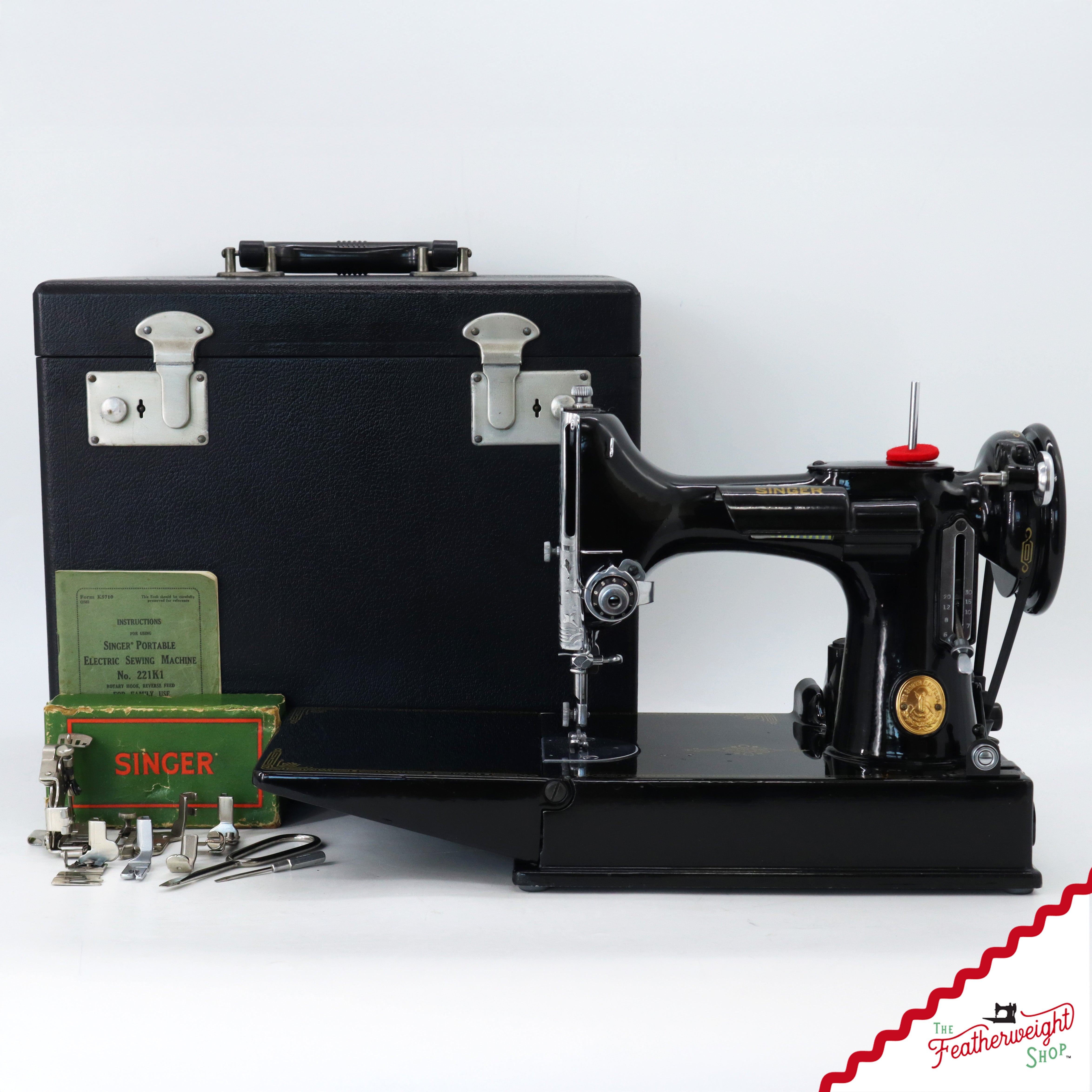 Featherweight 221K Sewing Machine, EF6916** - 1950