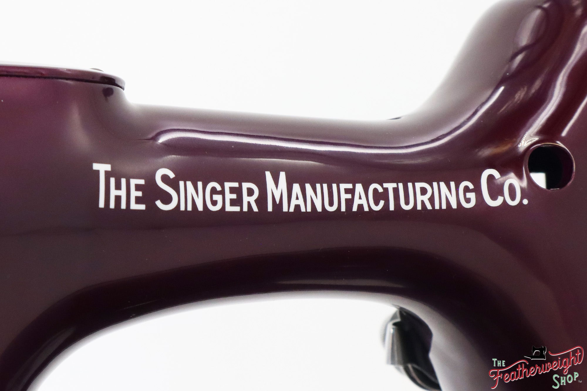 Singer Featherweight 221, AF867*** - Fully Restored in Star Garnet