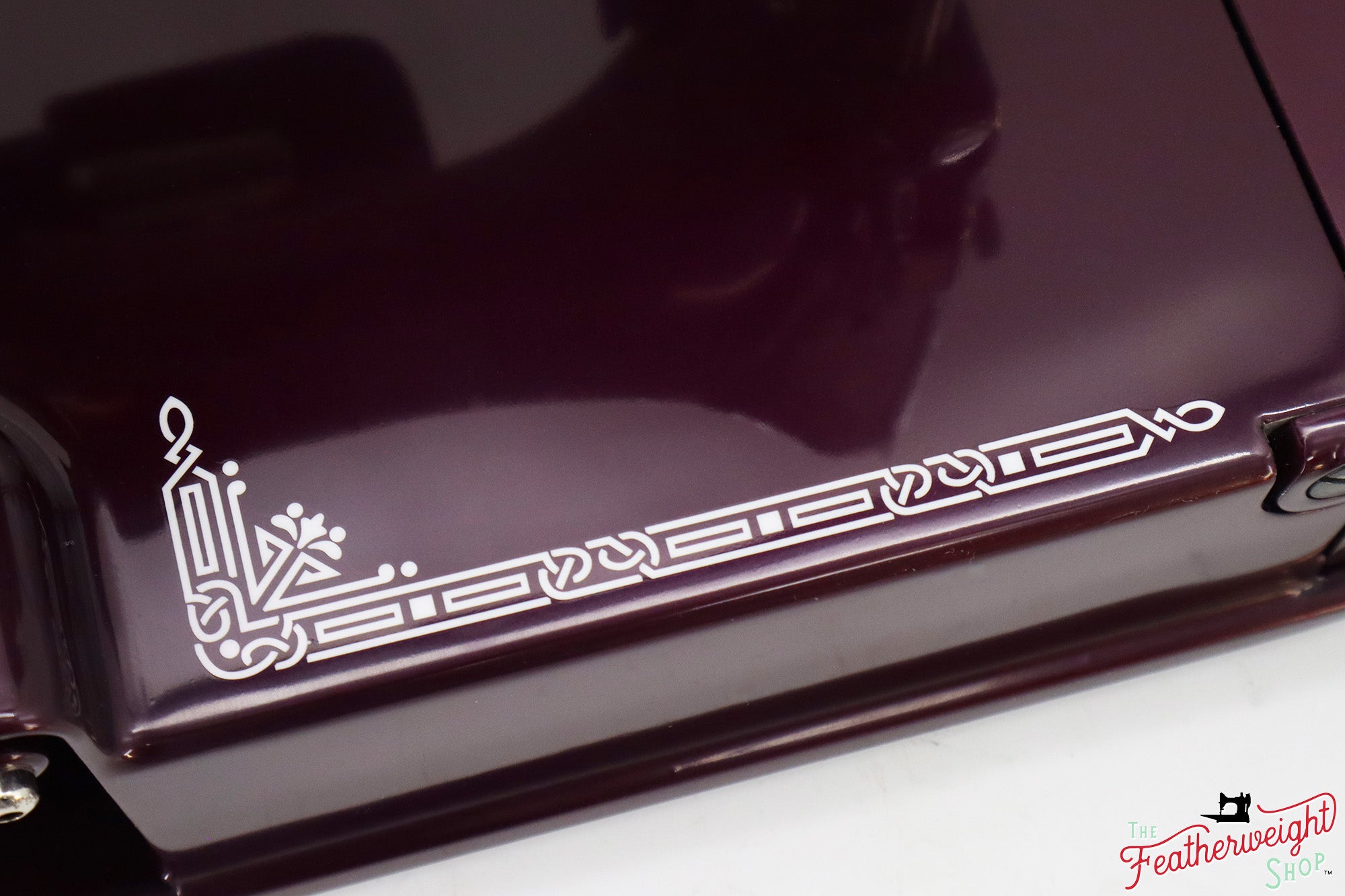 Singer Featherweight 221, AF867*** - Fully Restored in Star Garnet