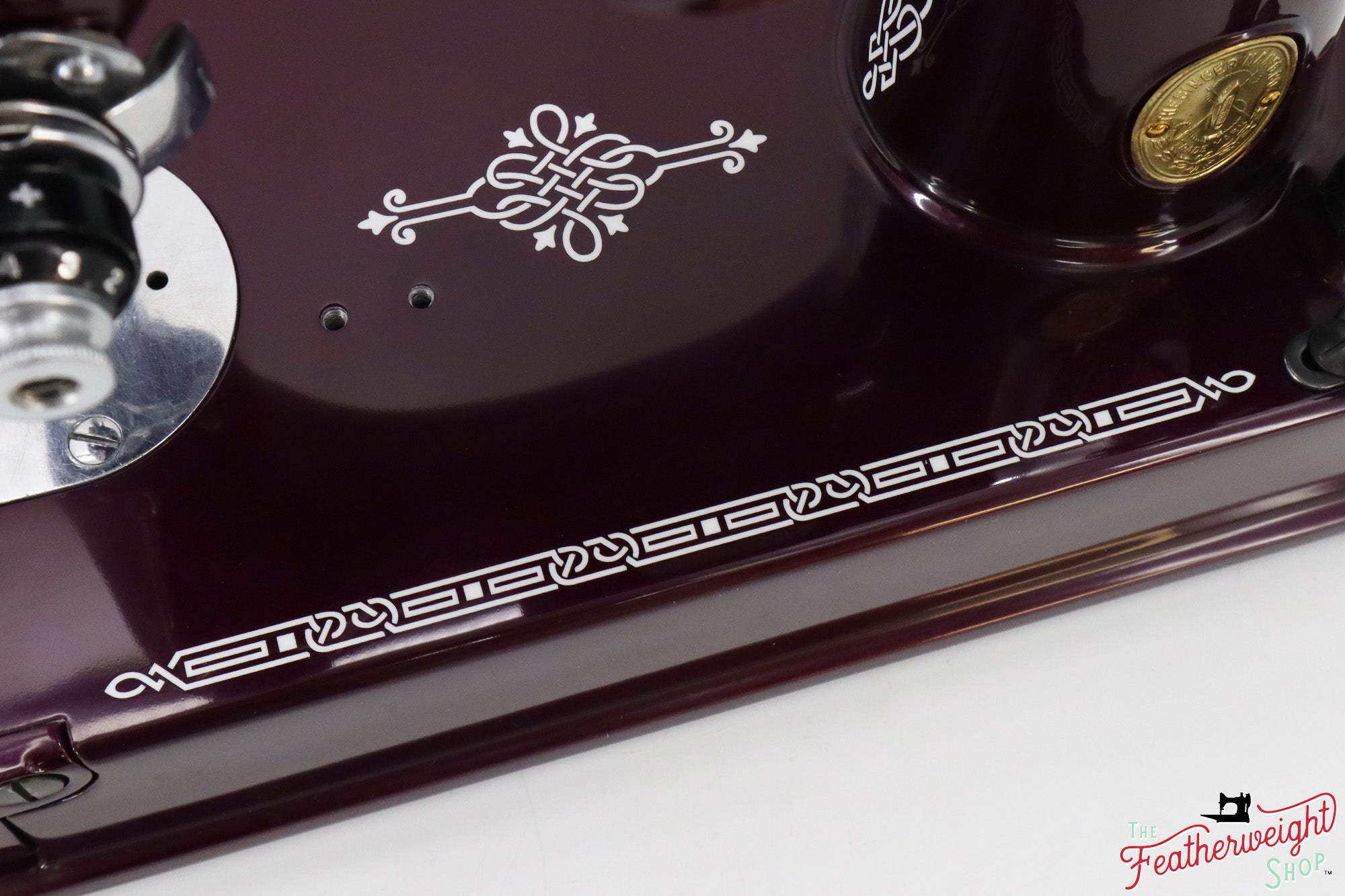 Singer Featherweight 221, AF867*** - Fully Restored in Star Garnet