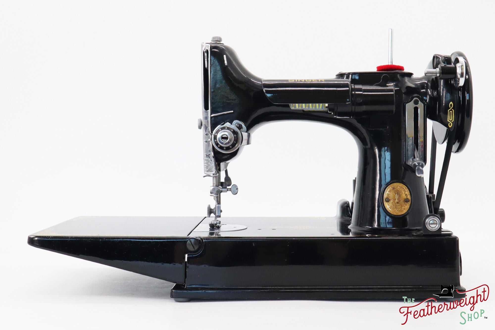 Singer Featherweight 221K, EG348***, RARE Great Britain Decal