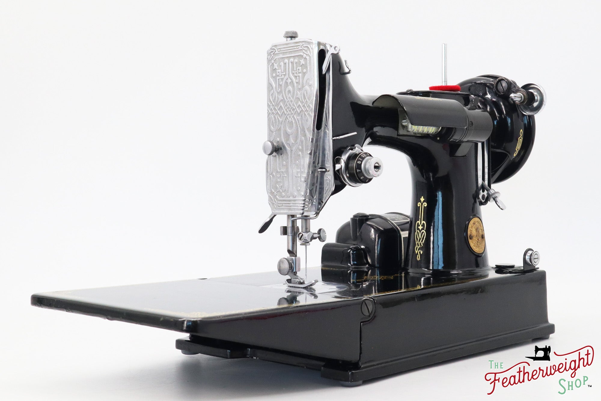 Singer Featherweight 221K, EG348***, RARE Great Britain Decal