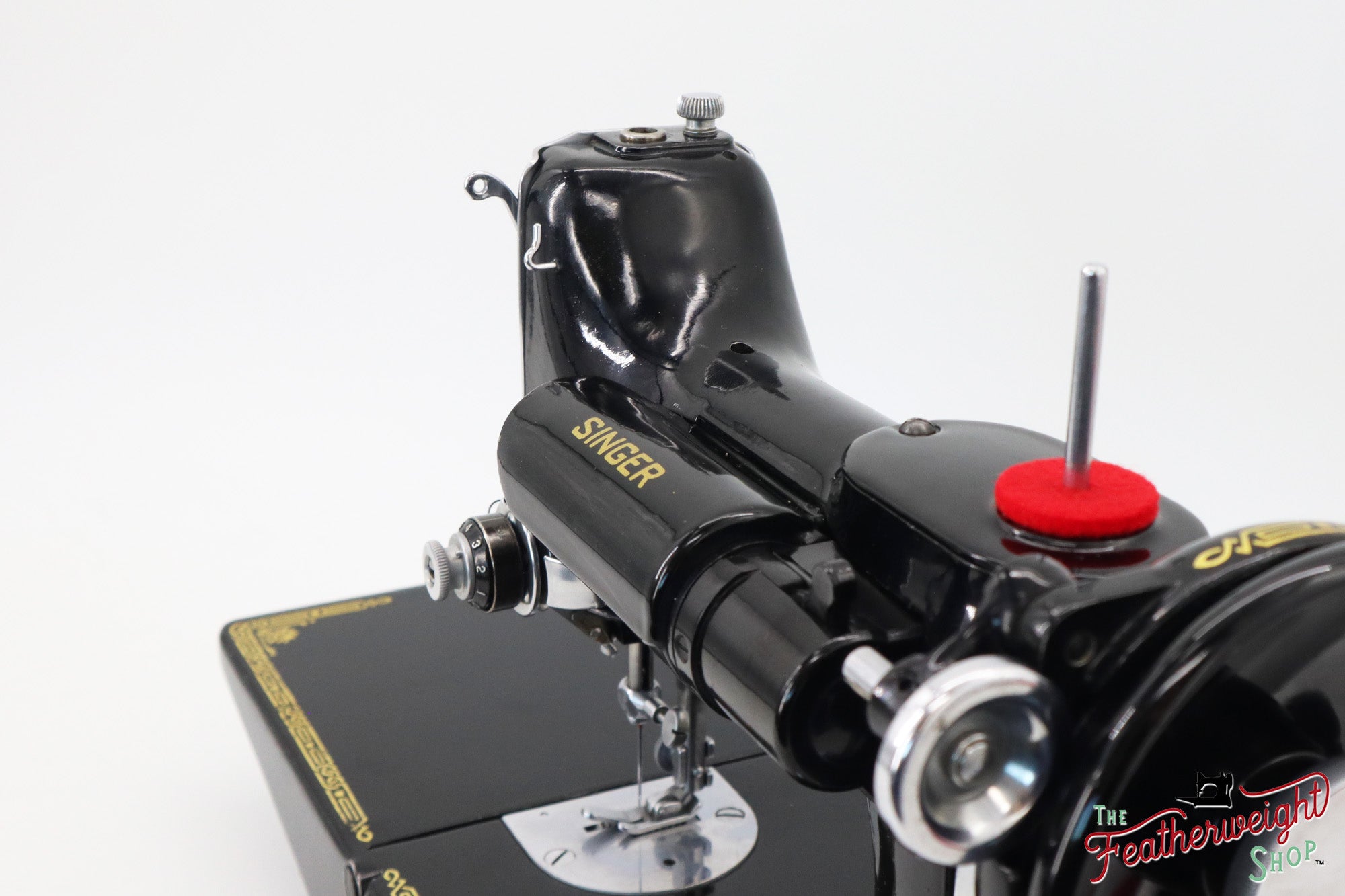 Singer Featherweight 221K, EG348***, RARE Great Britain Decal