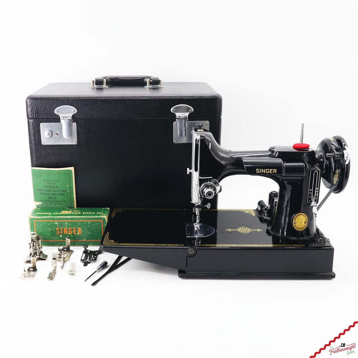 Singer Featherweight 221 Sewing Machine, AK997*** - 1952