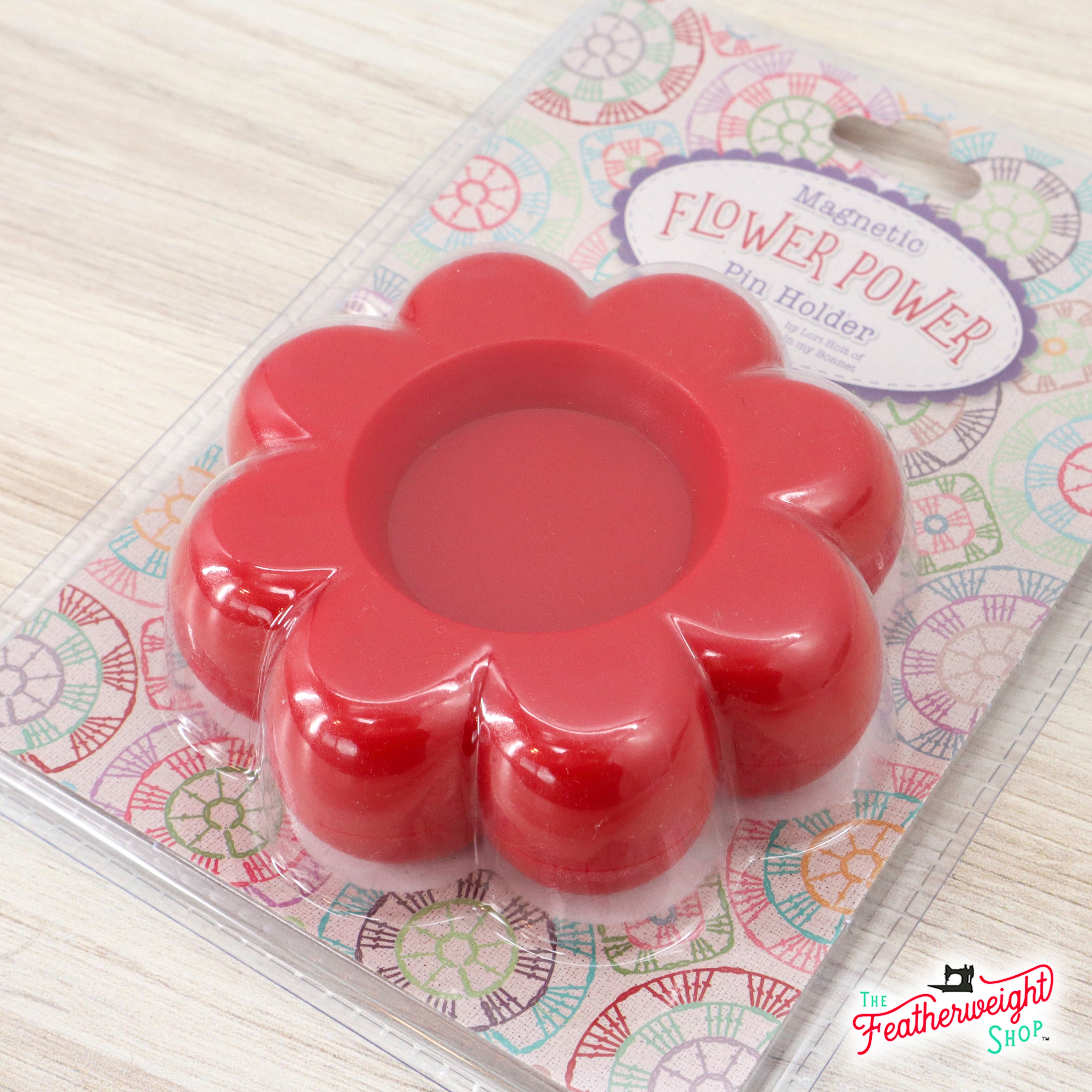 Magnetic Dish, RED Flower Power for Pins by Lori Holt – The Singer