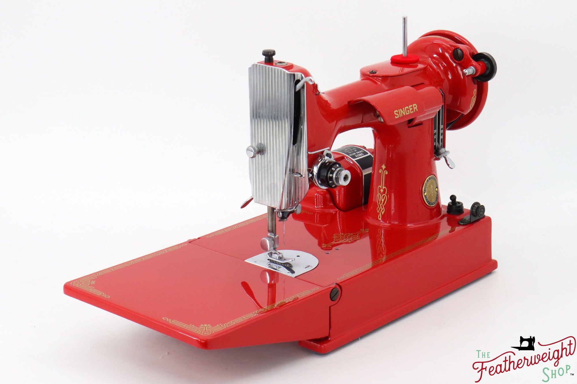 Singer Featherweight 221K, Centennial - EG3030** - Fully Restored in Liberty Red