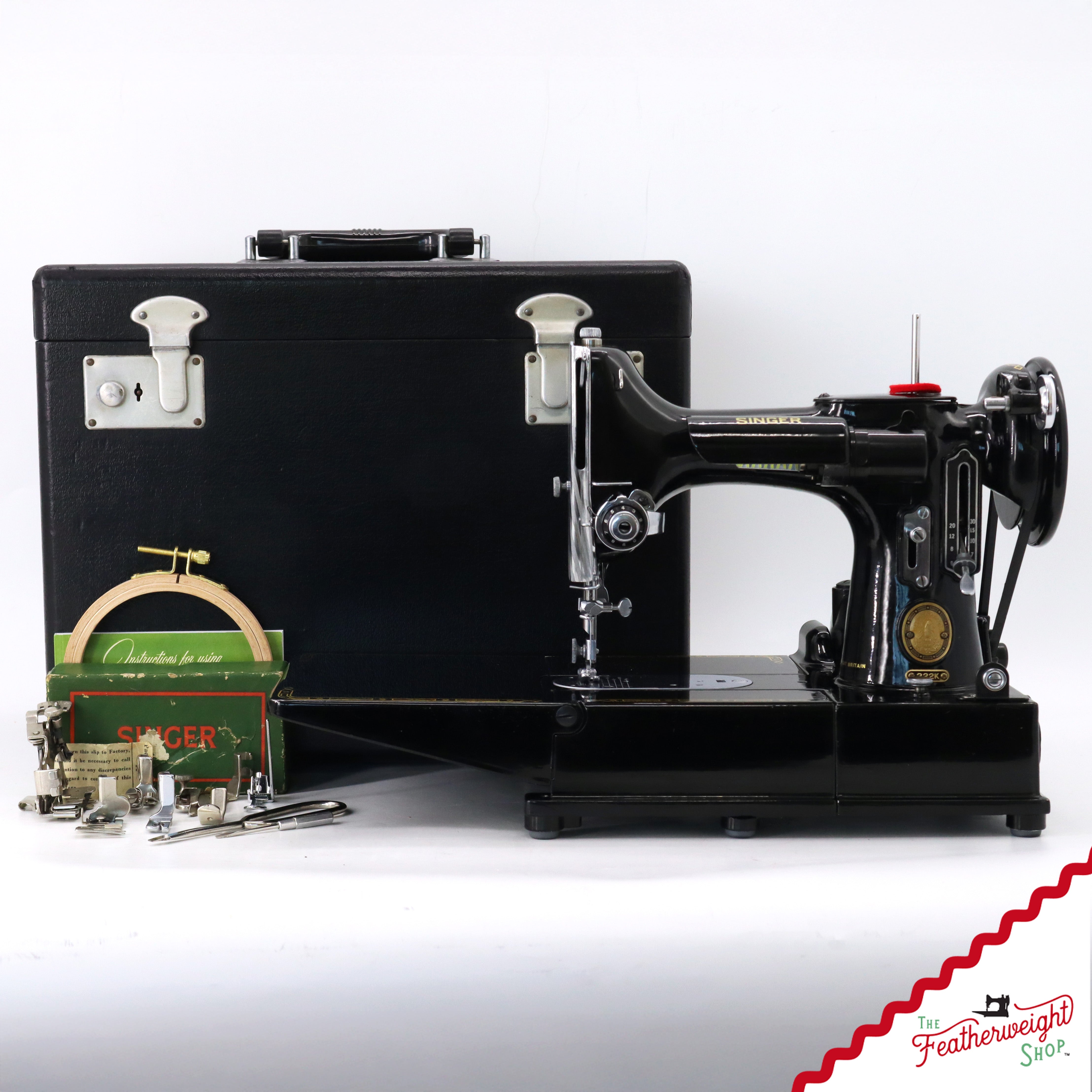 Singer Featherweight 222K Sewing Machine - EJ6178**, 1954