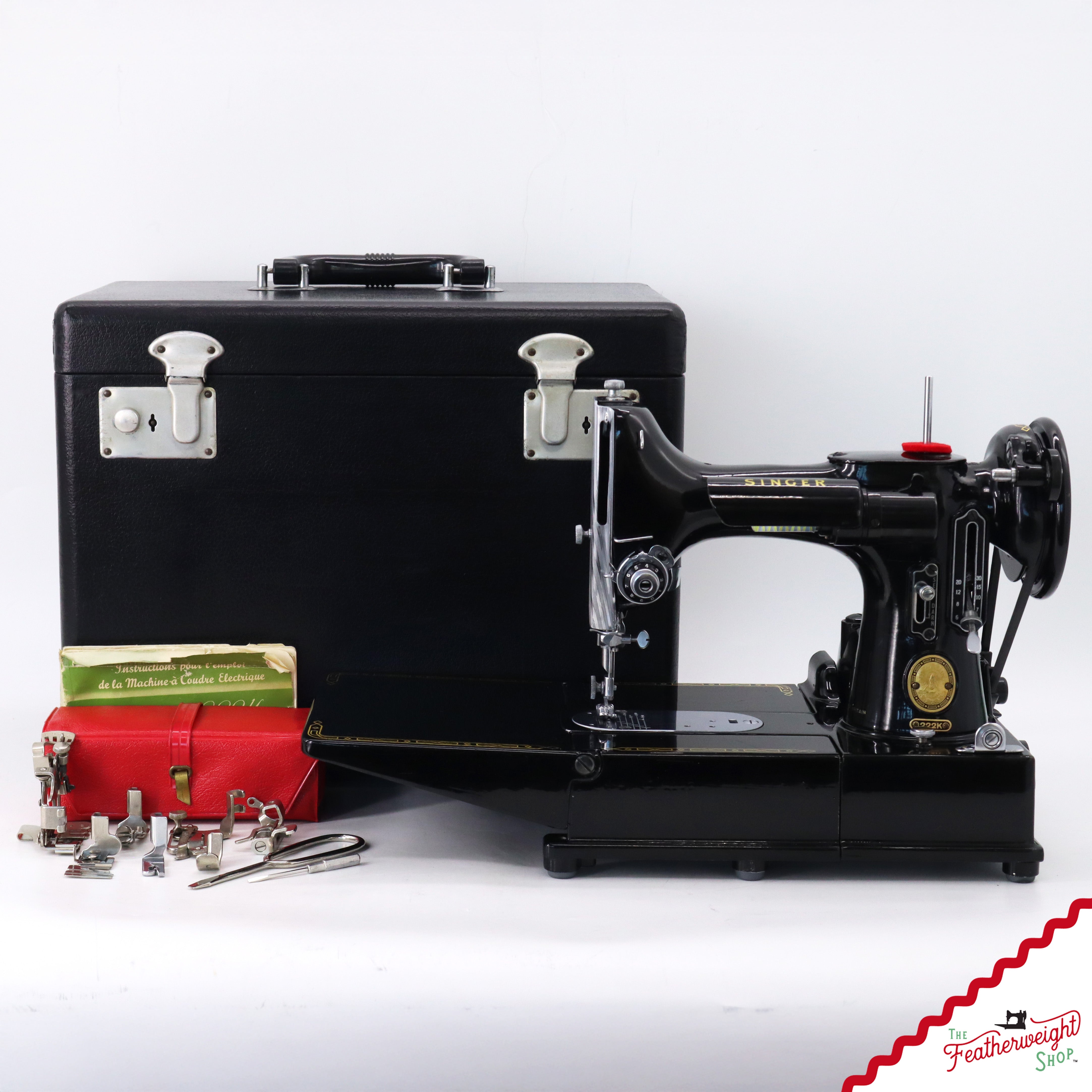 Singer Featherweight 222K Sewing Machine - EN138***, 1958