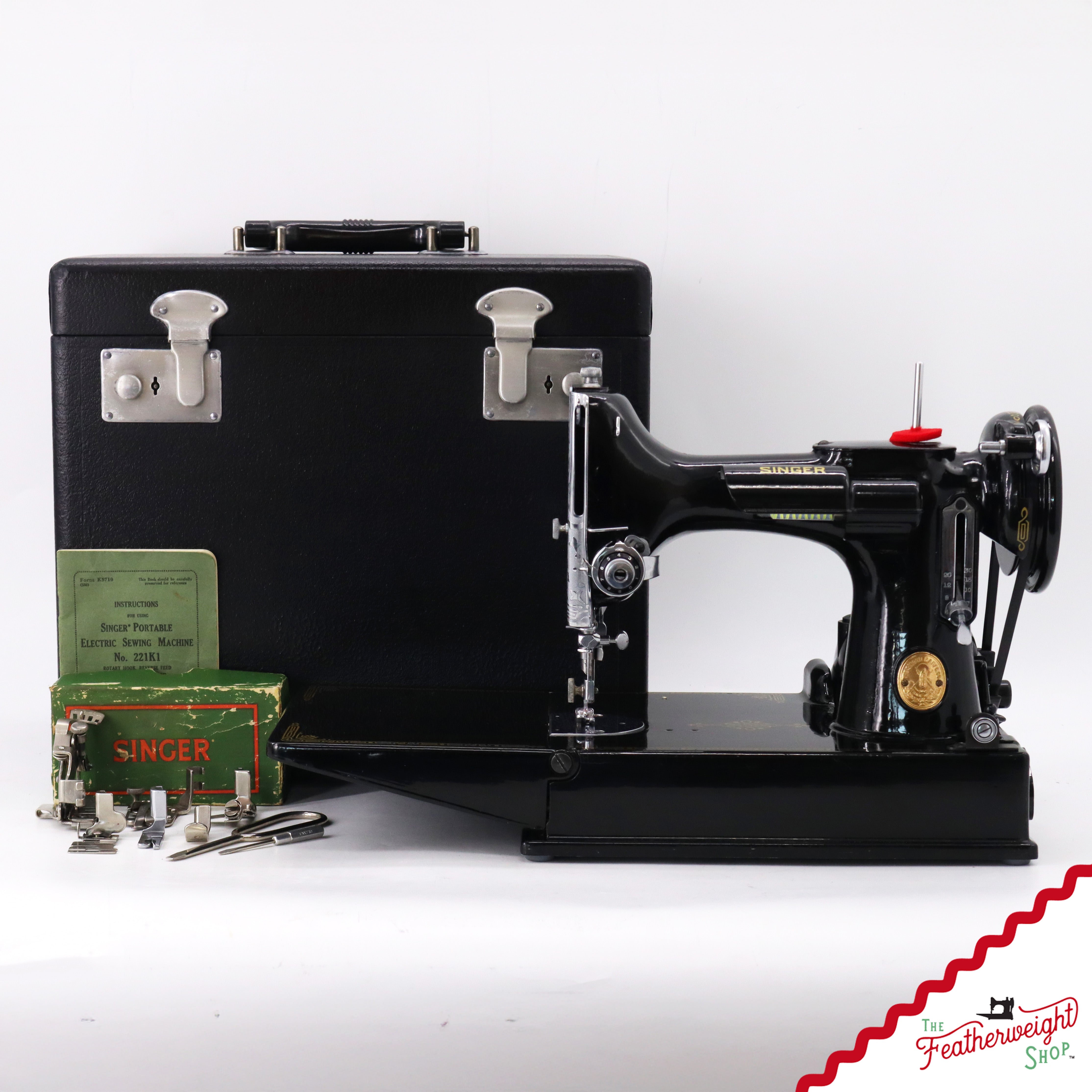 Featherweight 221K Sewing Machine, EG073*** - 1950