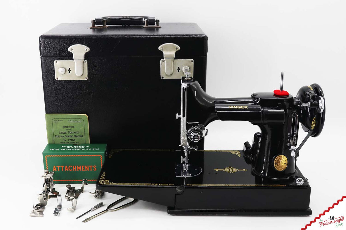 Featherweight 221K Sewing Machine, EG347*** - 1951