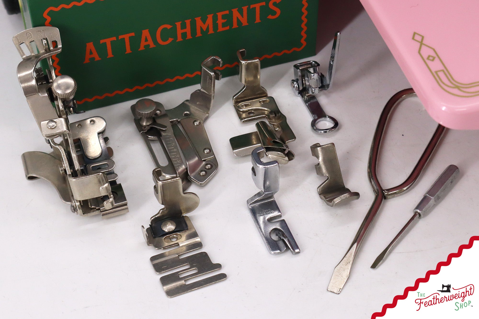 Singer Featherweight 222K - EK63642* - Fully Restored in Pink Frosting