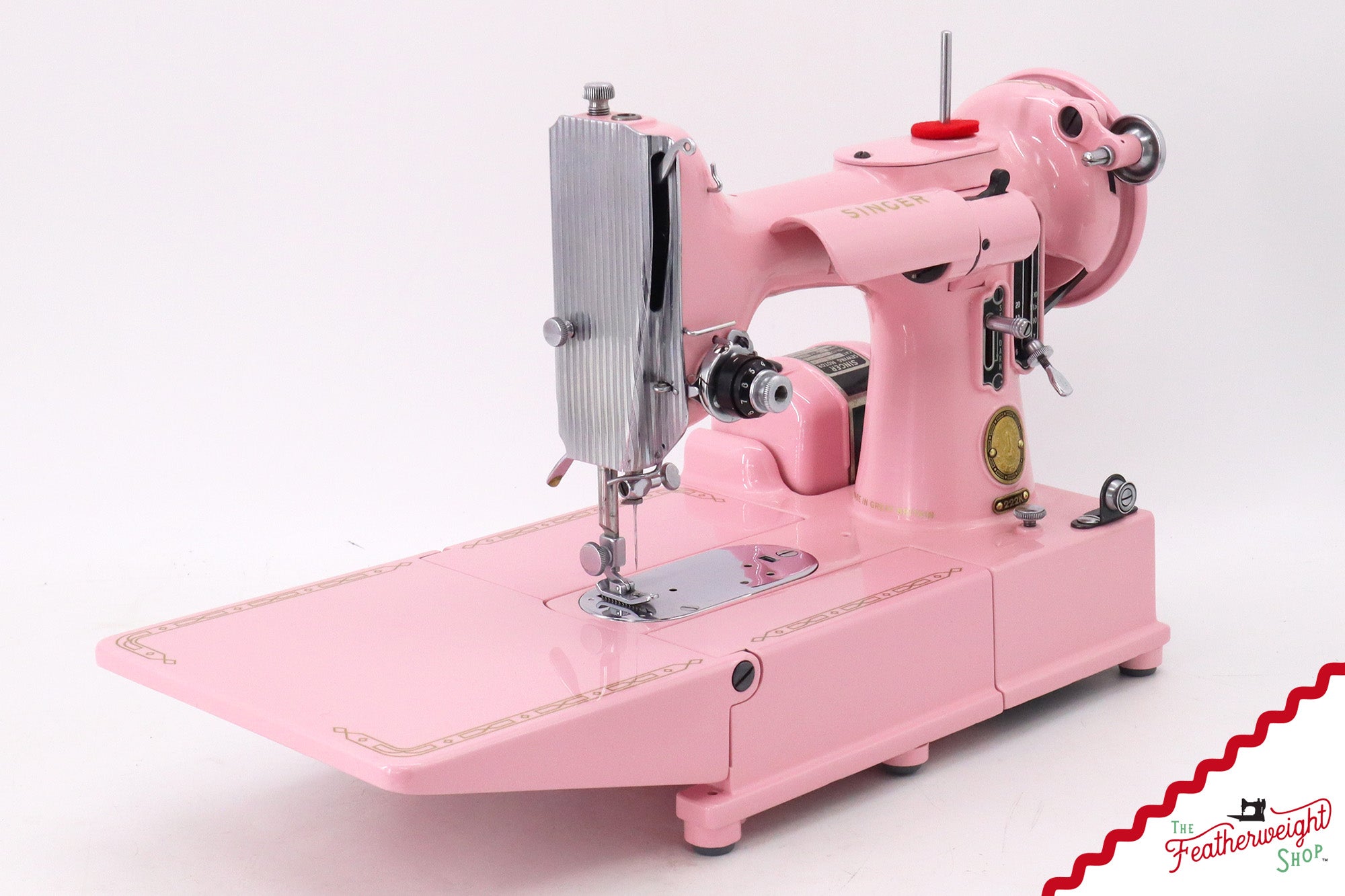 Singer Featherweight 222K - EK63642* - Fully Restored in Pink Frosting