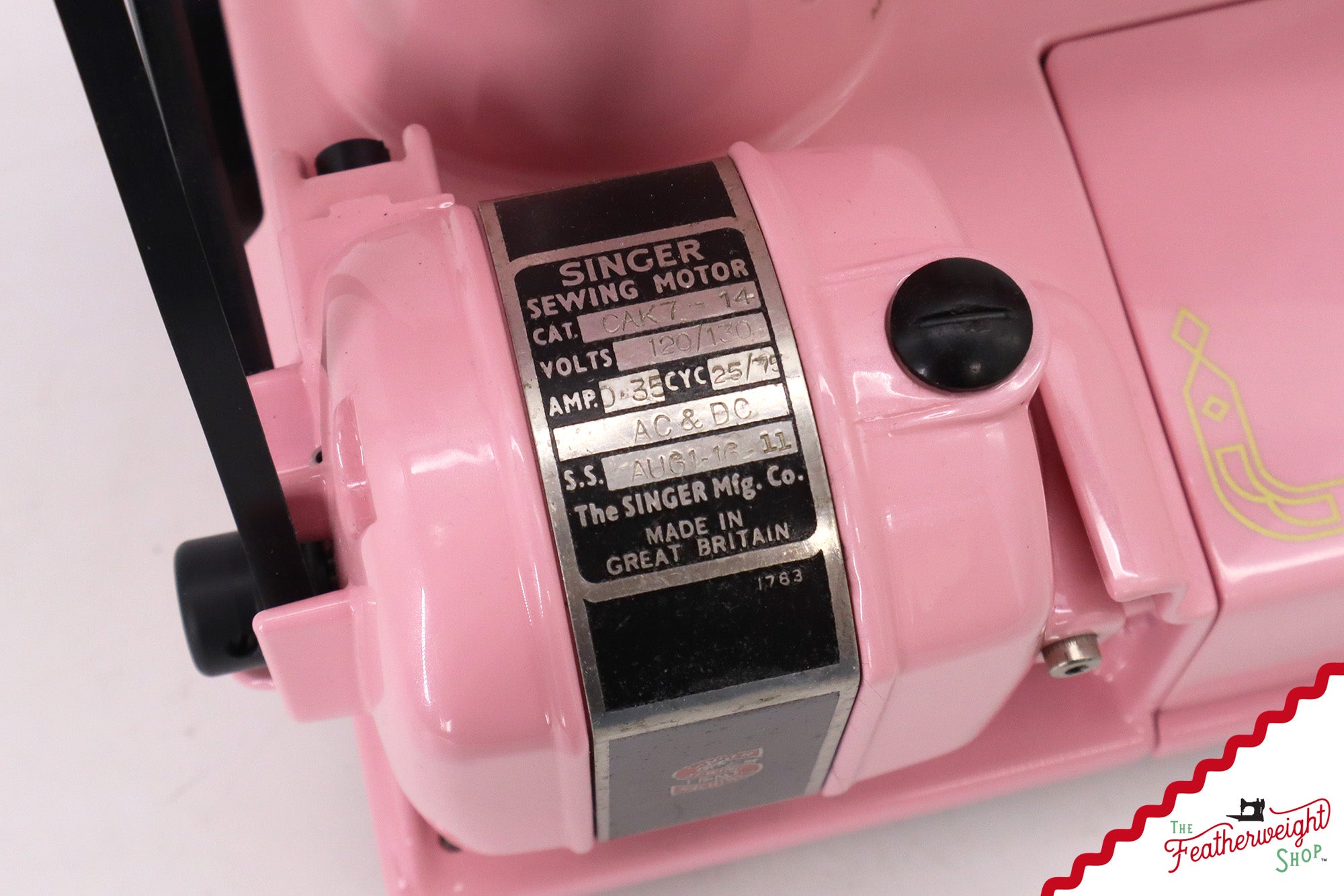 Singer Featherweight 222K - EK63642* - Fully Restored in Pink Frosting
