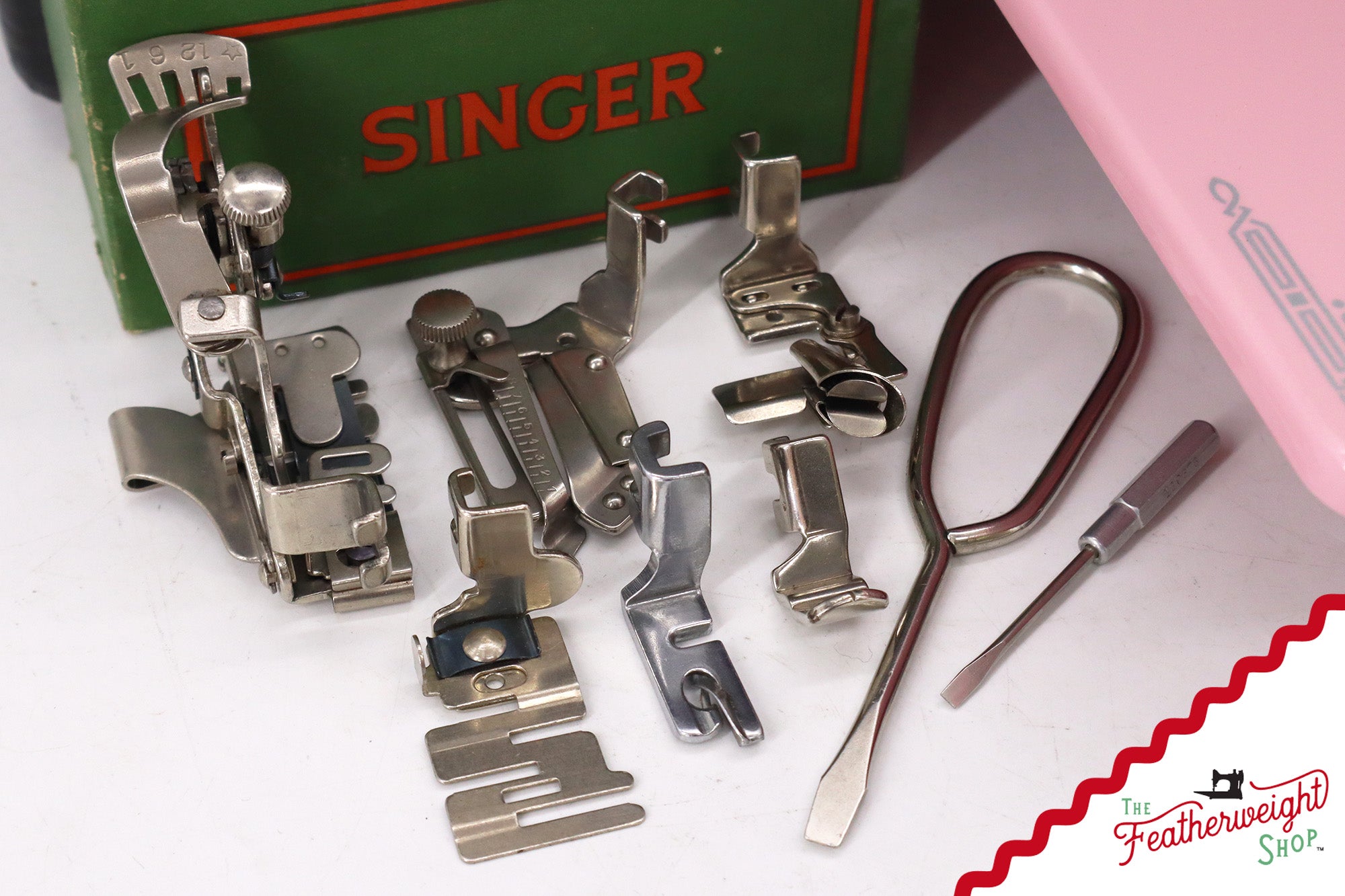 Singer Featherweight 221K - EF279*** - Fully Restored in Pink Frosting