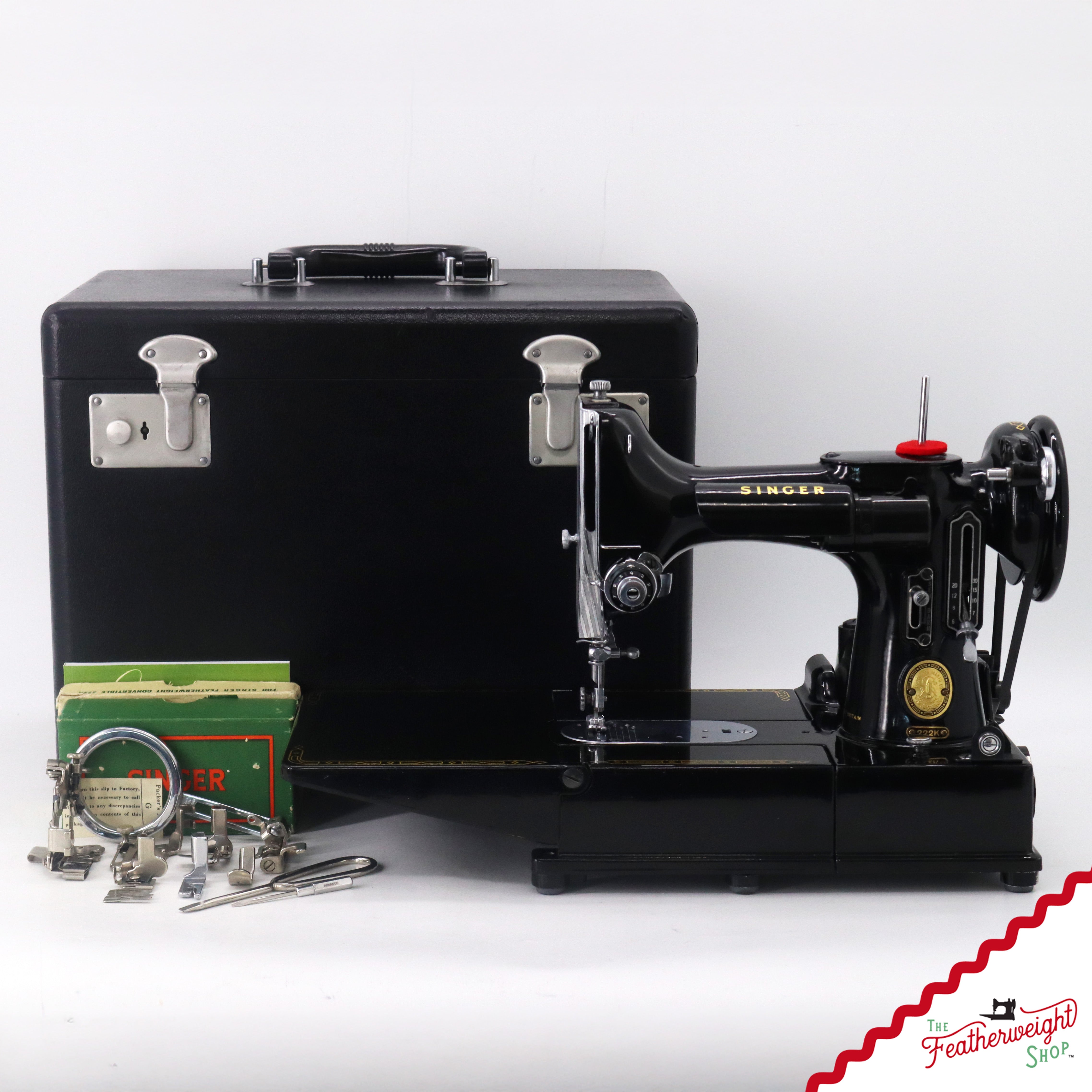 Singer Featherweight 222K Sewing Machine - EL1766**, 1956