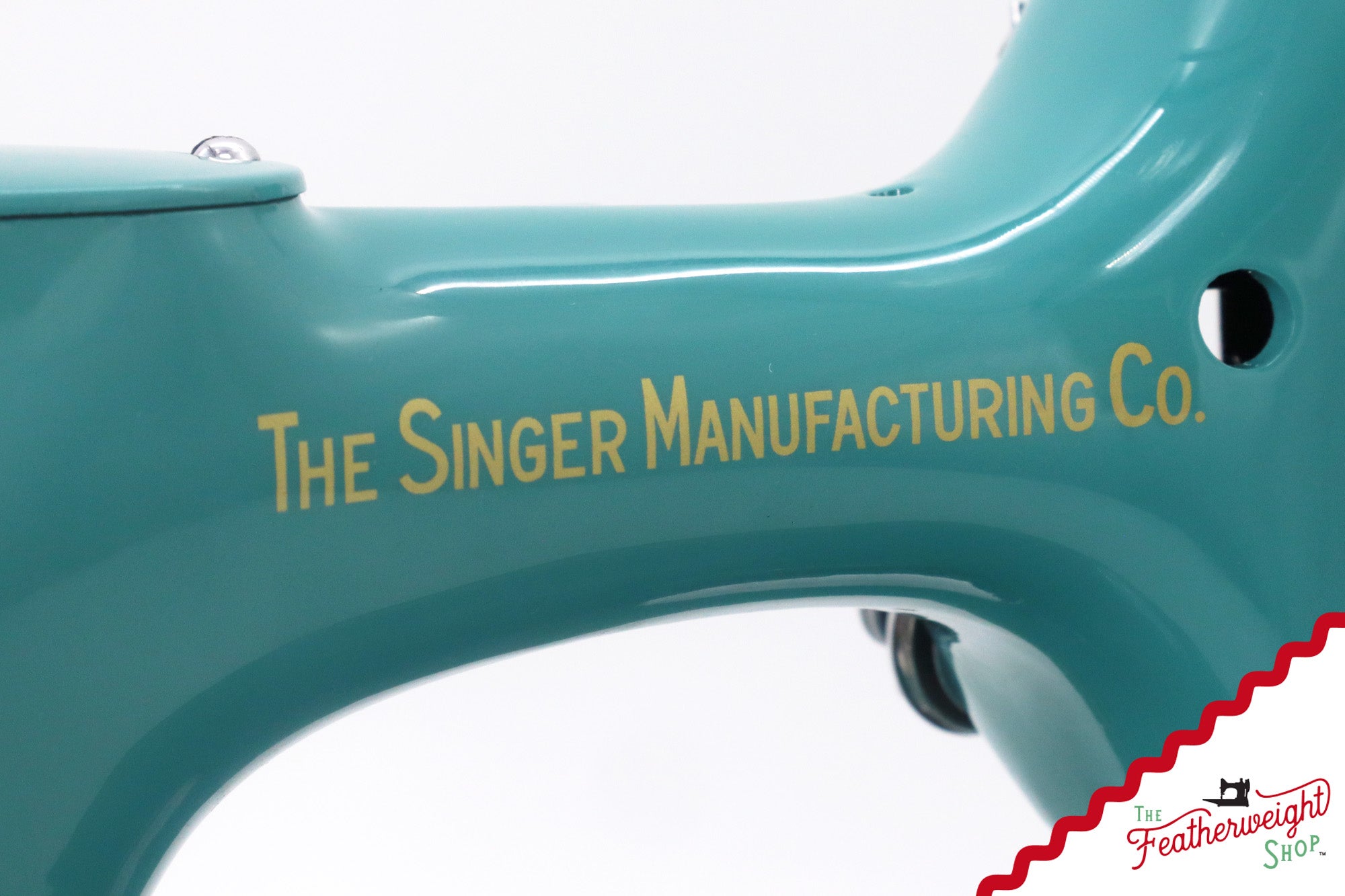 Singer Featherweight 221, AE061*** - Fully Restored in Lagoon