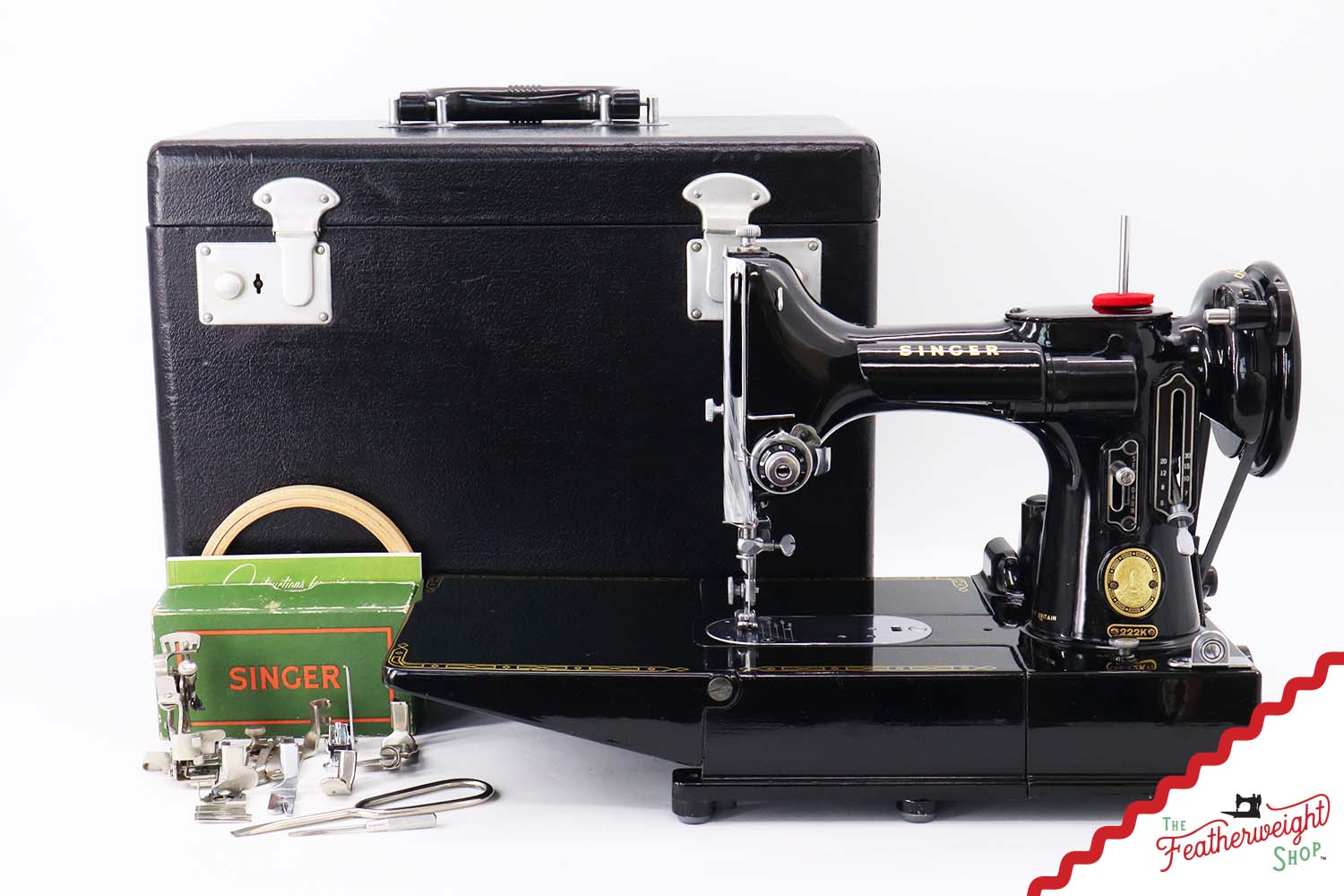 Singer Featherweight 222K Sewing Machine - EM6013**, 1957