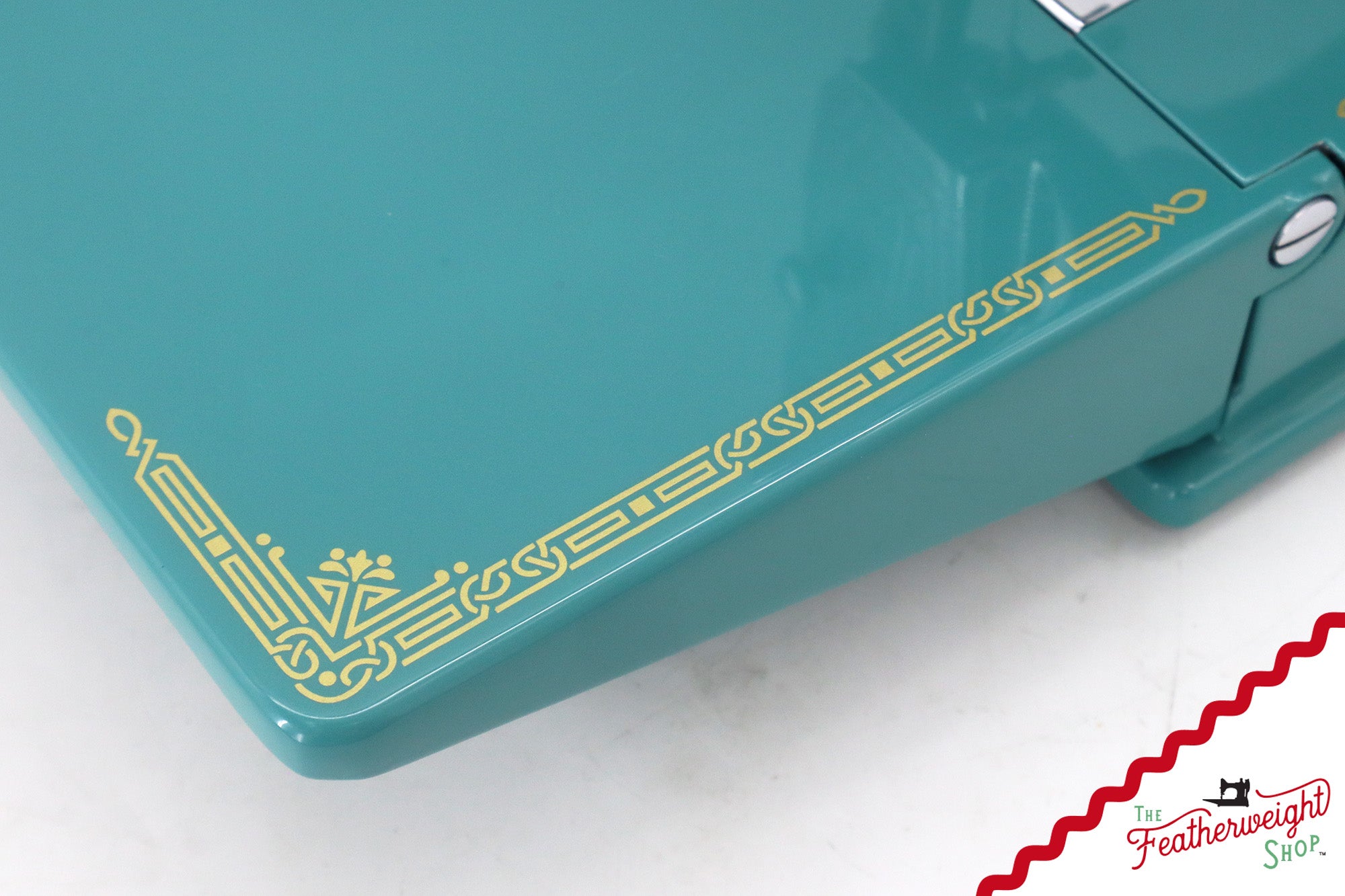 Singer Featherweight 221, AE061*** - Fully Restored in Lagoon