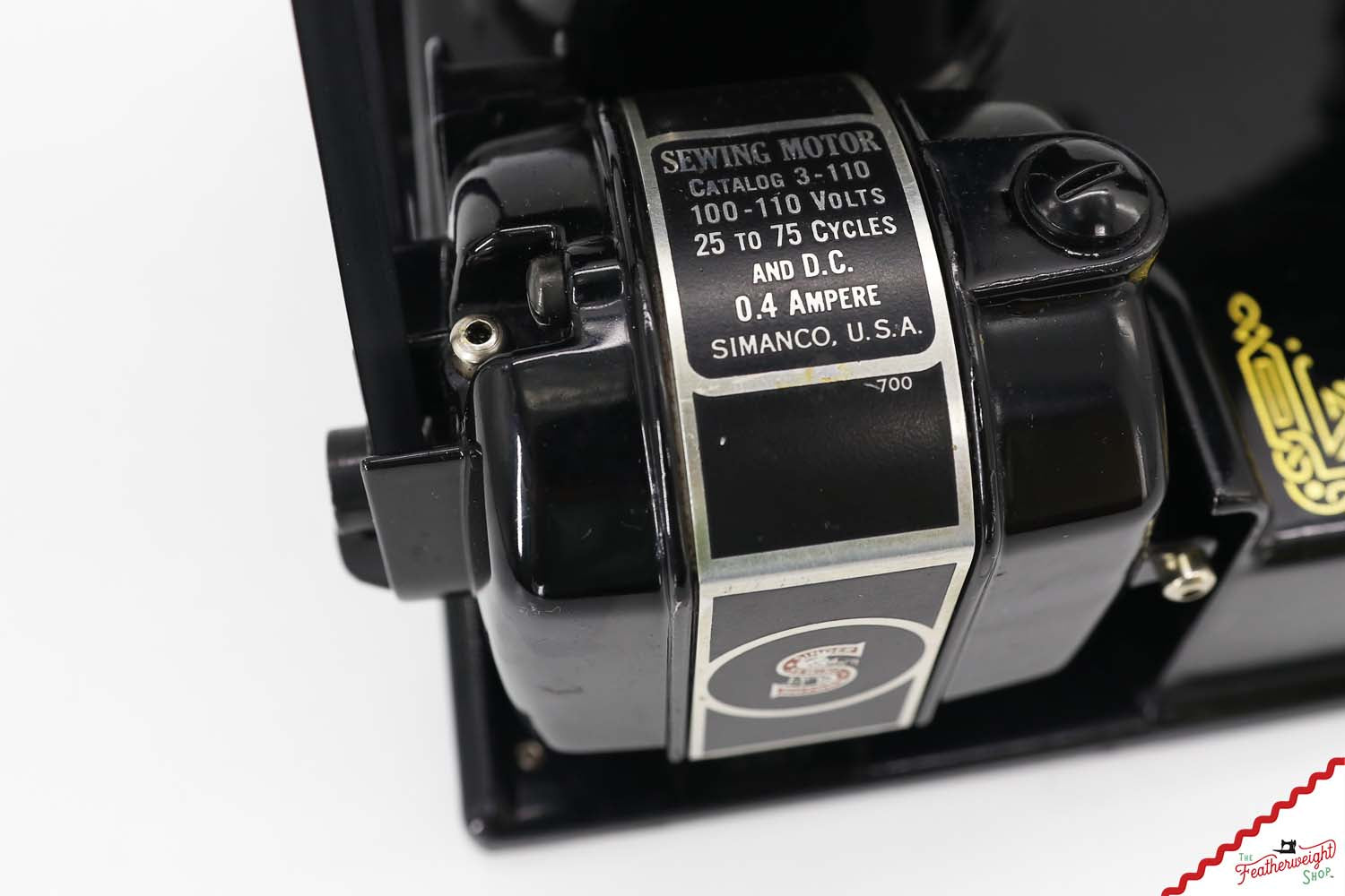 Singer Featherweight 221 Sewing Machine, AF2449** - 1939