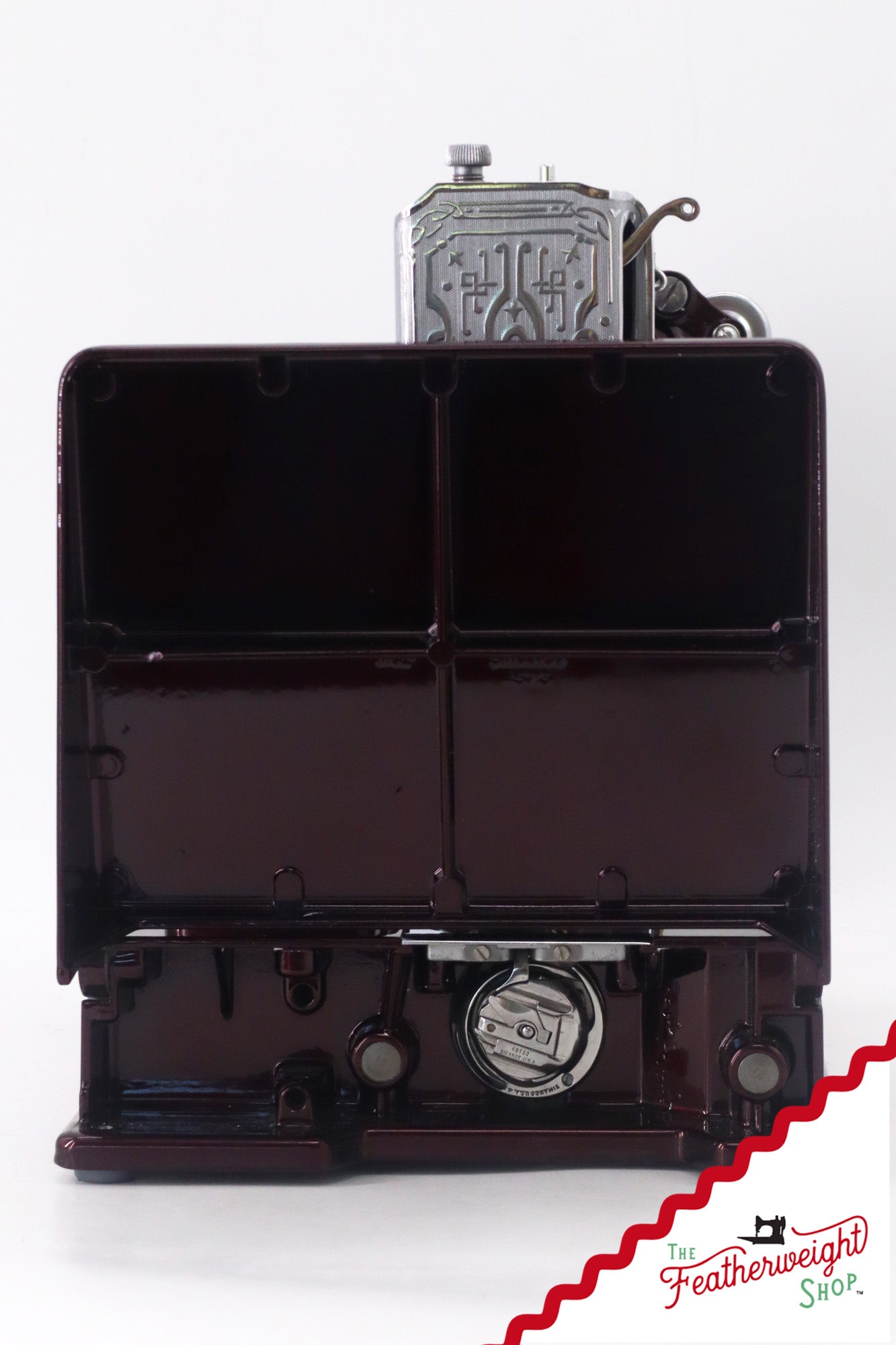 Singer Featherweight Top Decal 221 Fully Restored in Brandywine, AF383924 - SCARCE