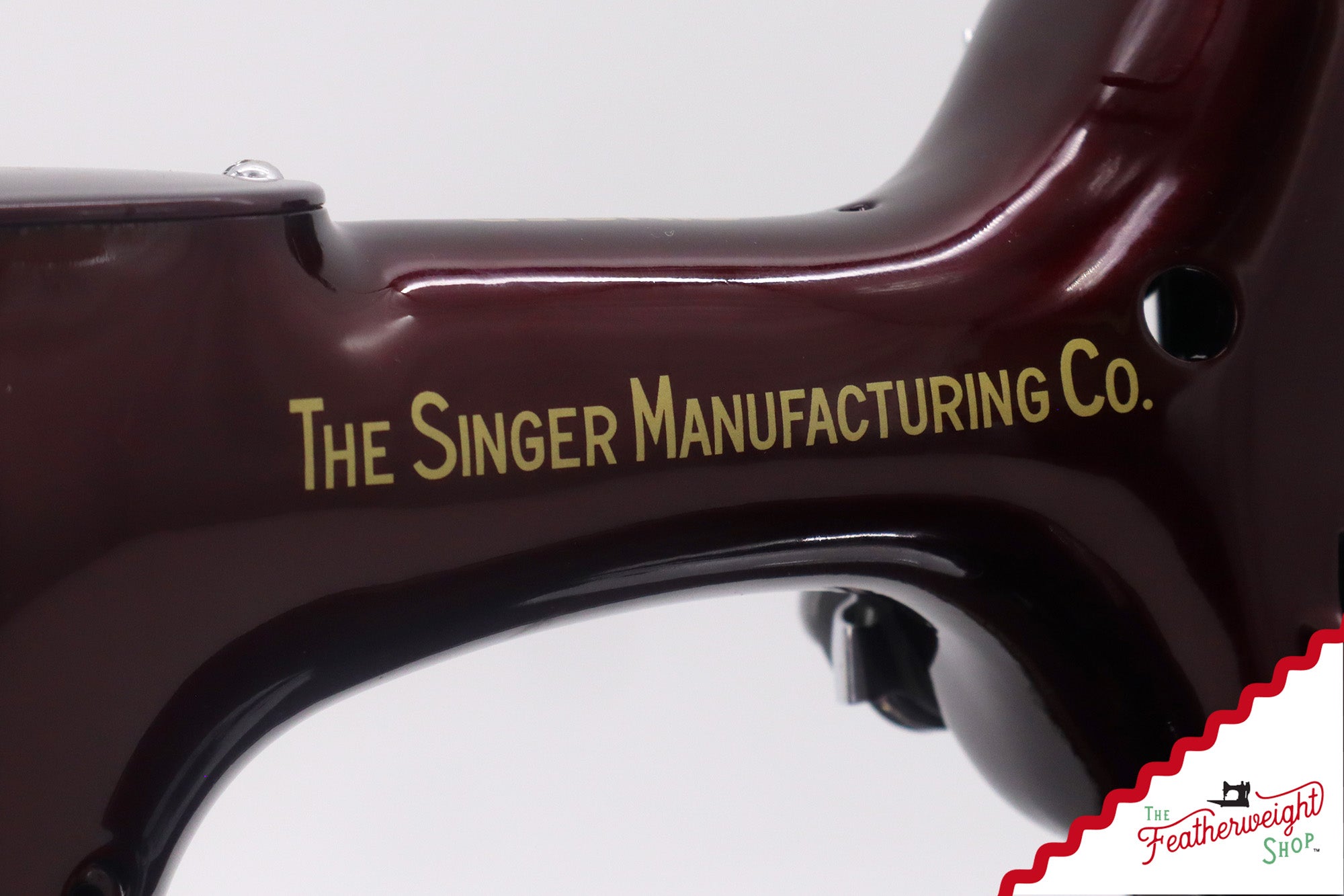 Singer Featherweight Top Decal 221 Fully Restored in Brandywine, AF383924 - SCARCE