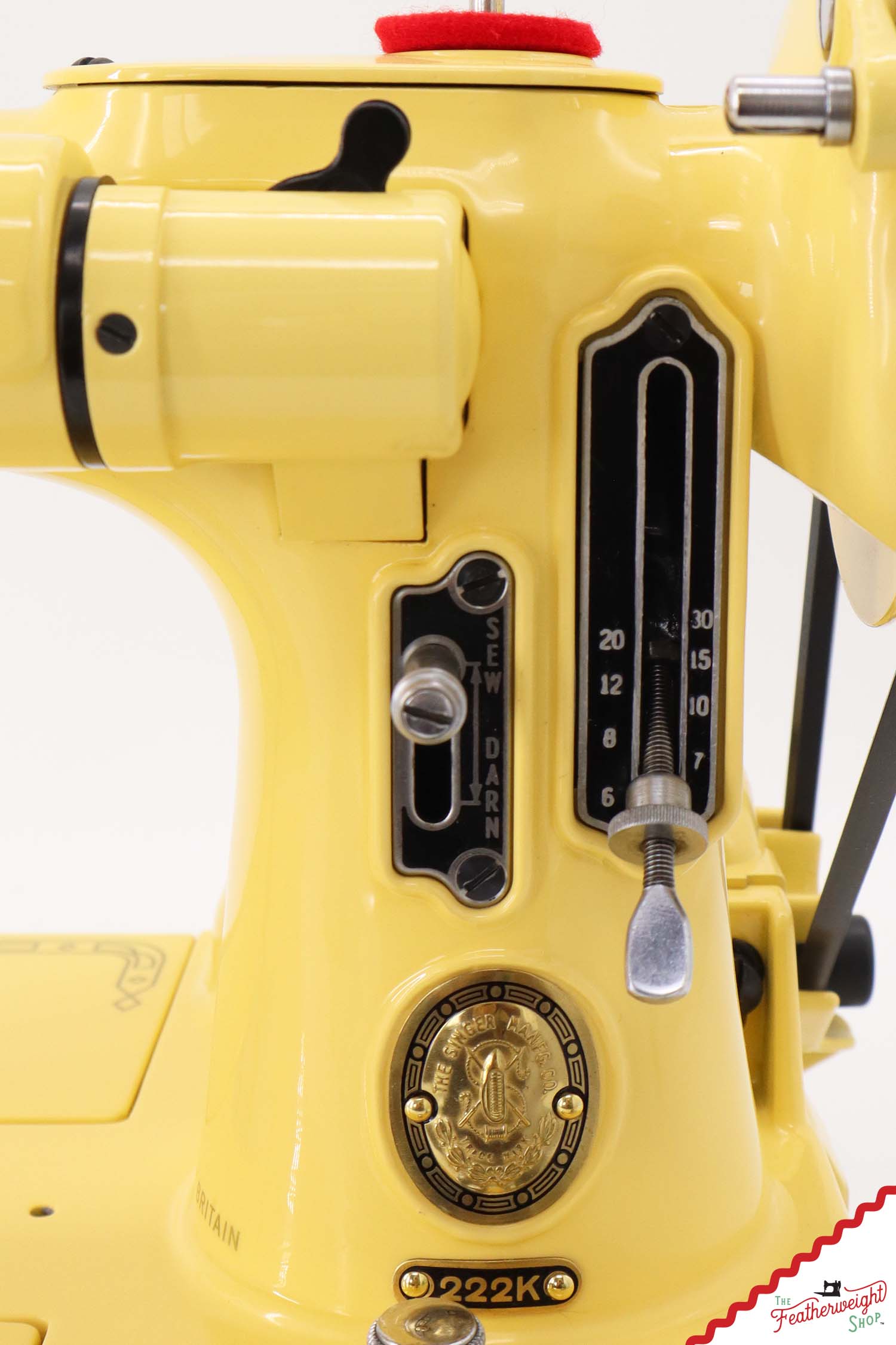 Singer Featherweight 222K - EM6041** - Fully Restored in Happy Yellow