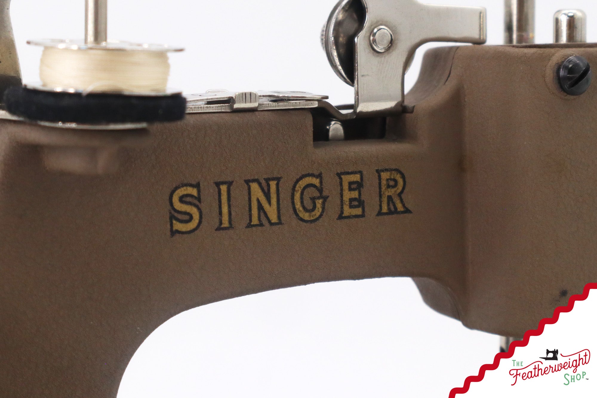 Singer Sewhandy Model 20 - Wrinkle / Warm Taupe, Complete Case Set! June 2025