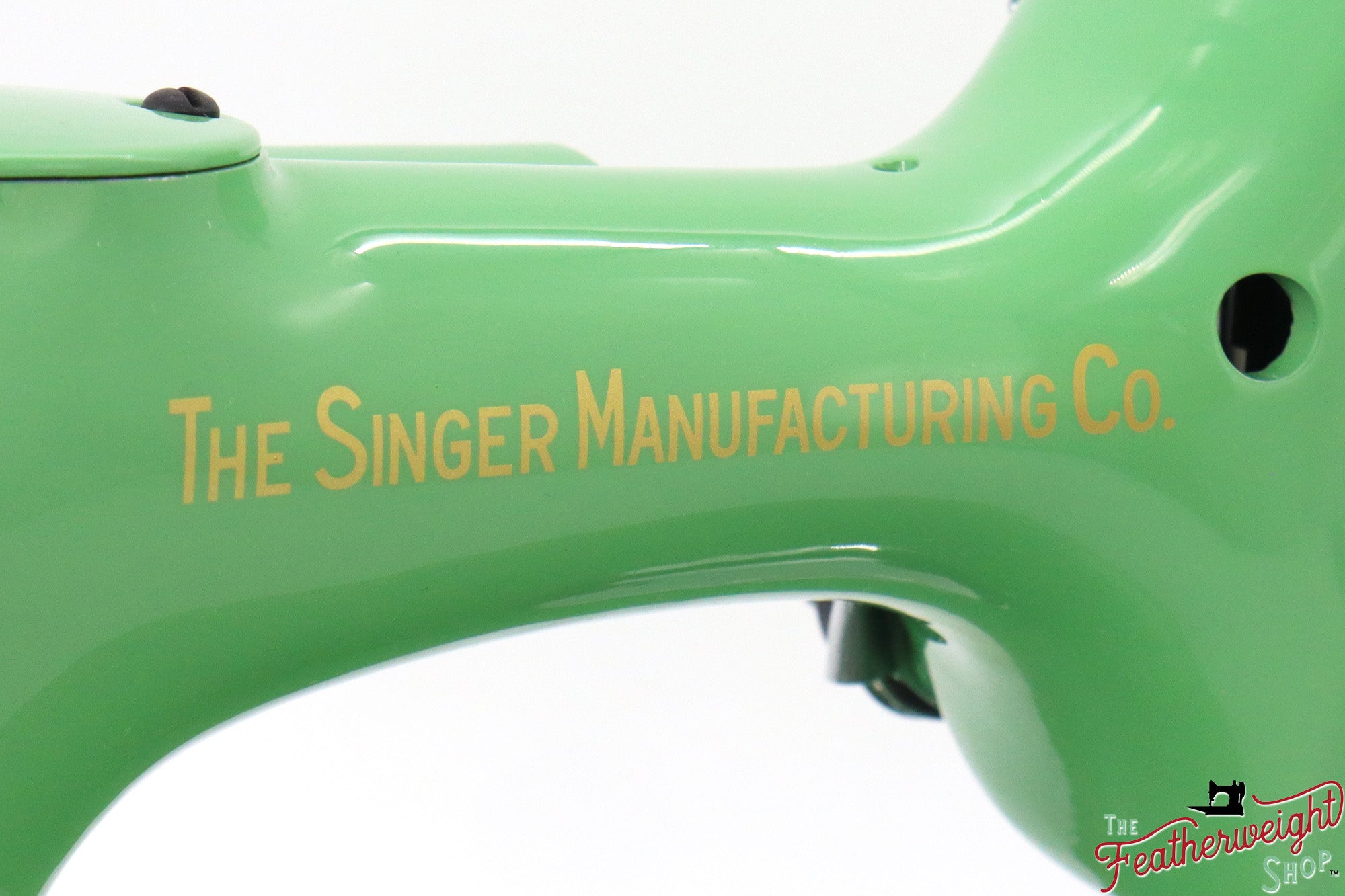 Singer Featherweight 221, AH211*** - Fully Restored in Art Deco Green