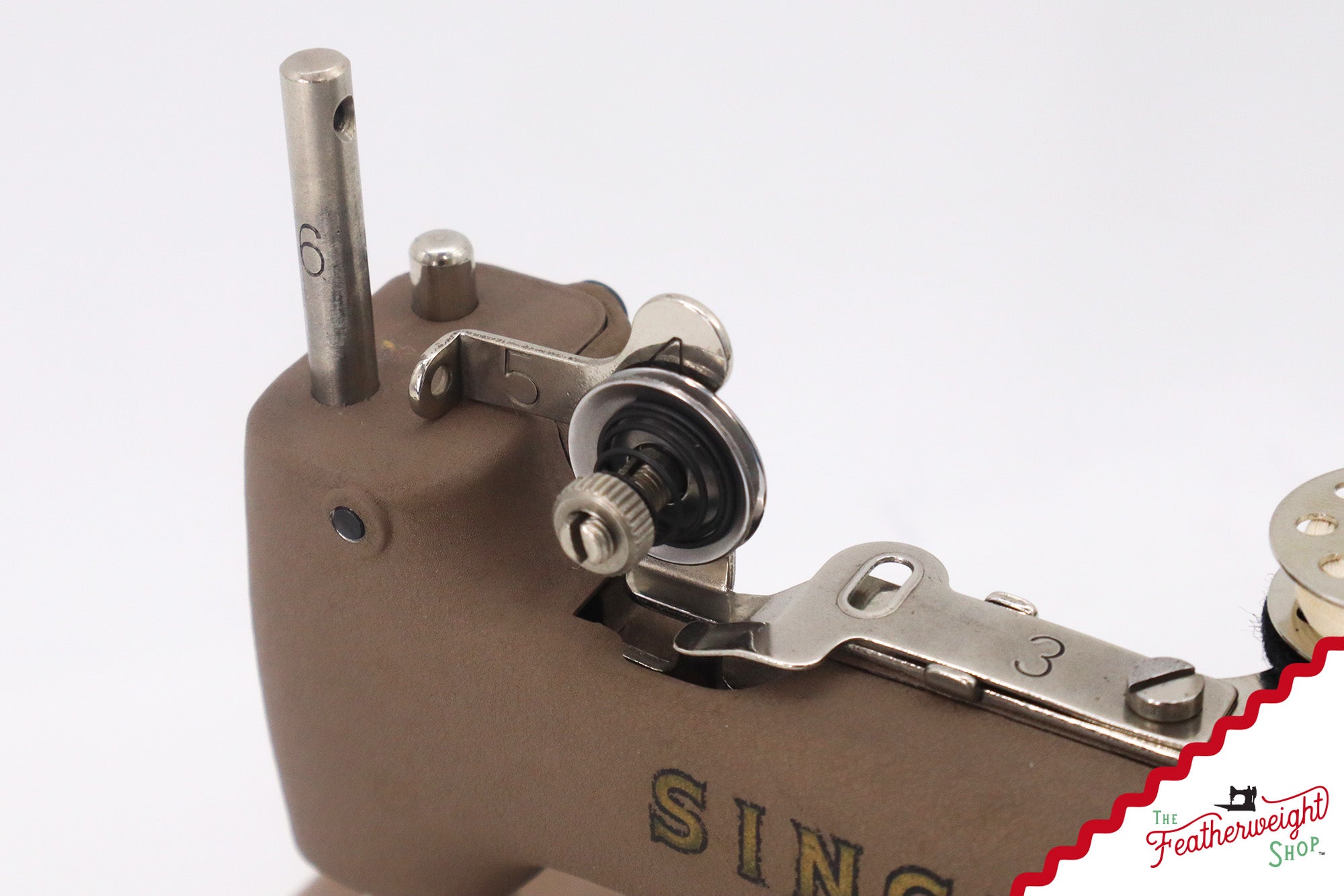 Singer Sewhandy Model 20 - Wrinkle / Warm Taupe, Complete Case Set! June 2025