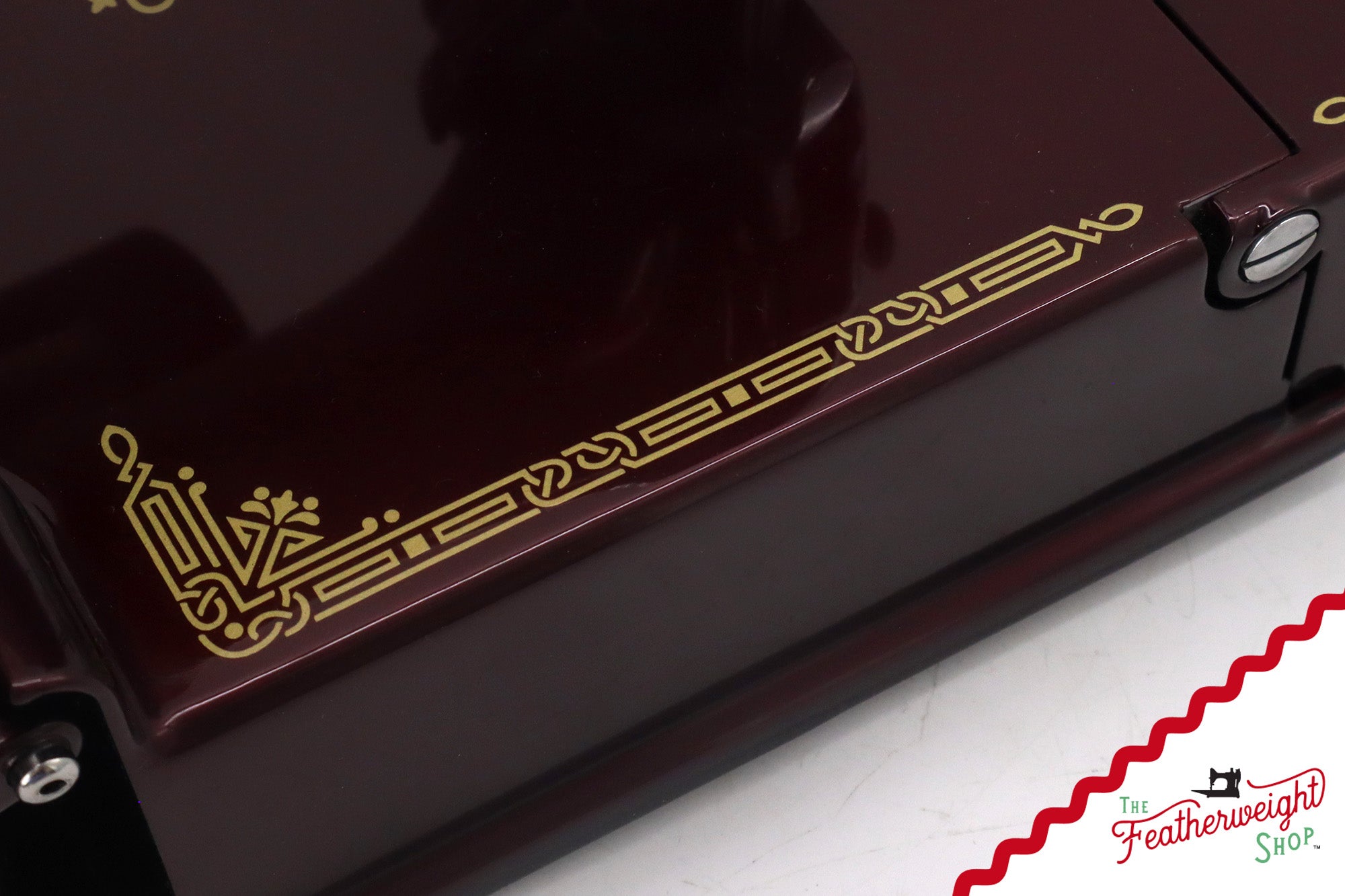 Singer Featherweight Top Decal 221 Fully Restored in Brandywine, AF383927 - SCARCE