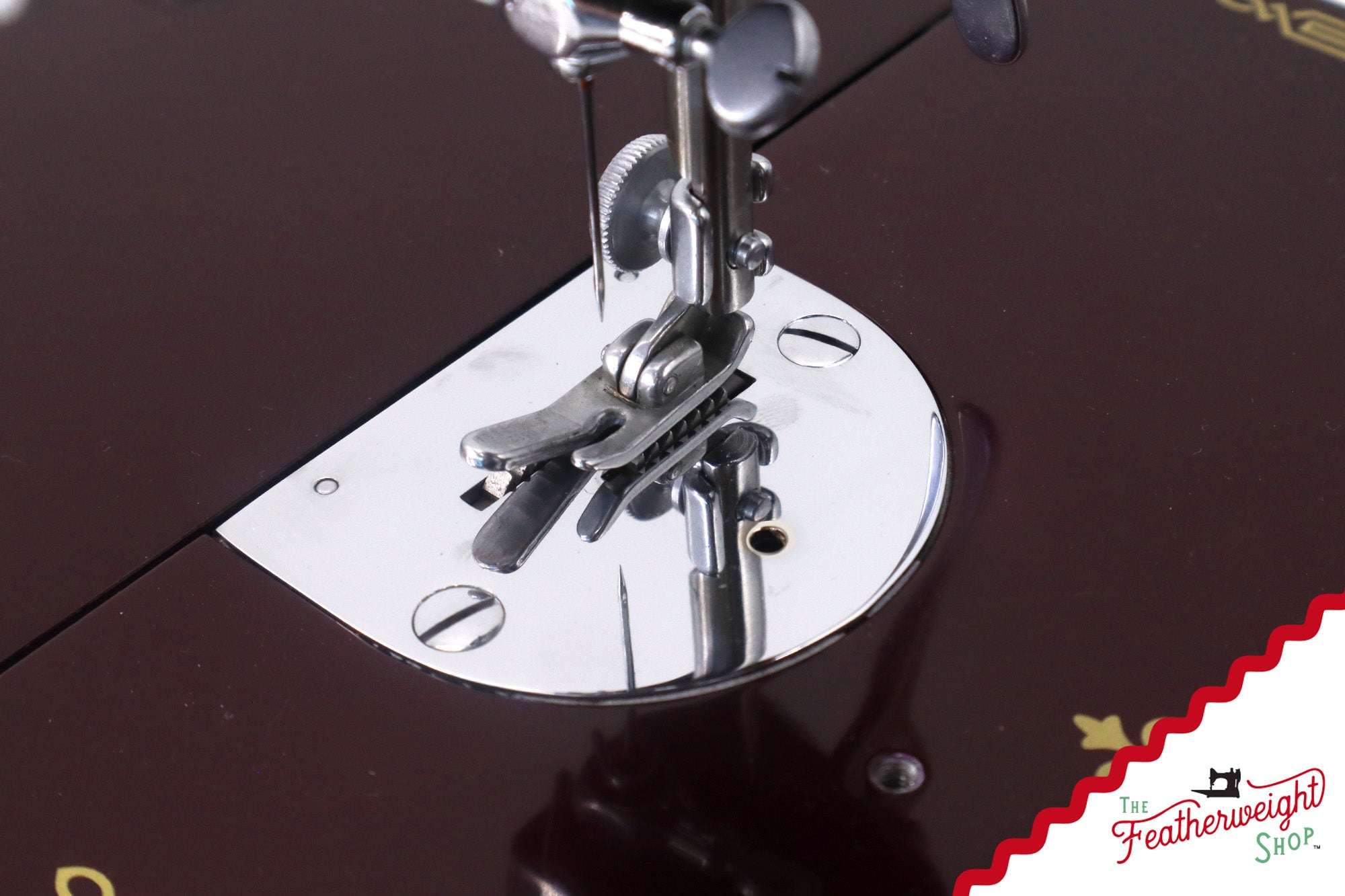 Singer Featherweight Top Decal 221 Fully Restored in Brandywine, AF383927 - SCARCE