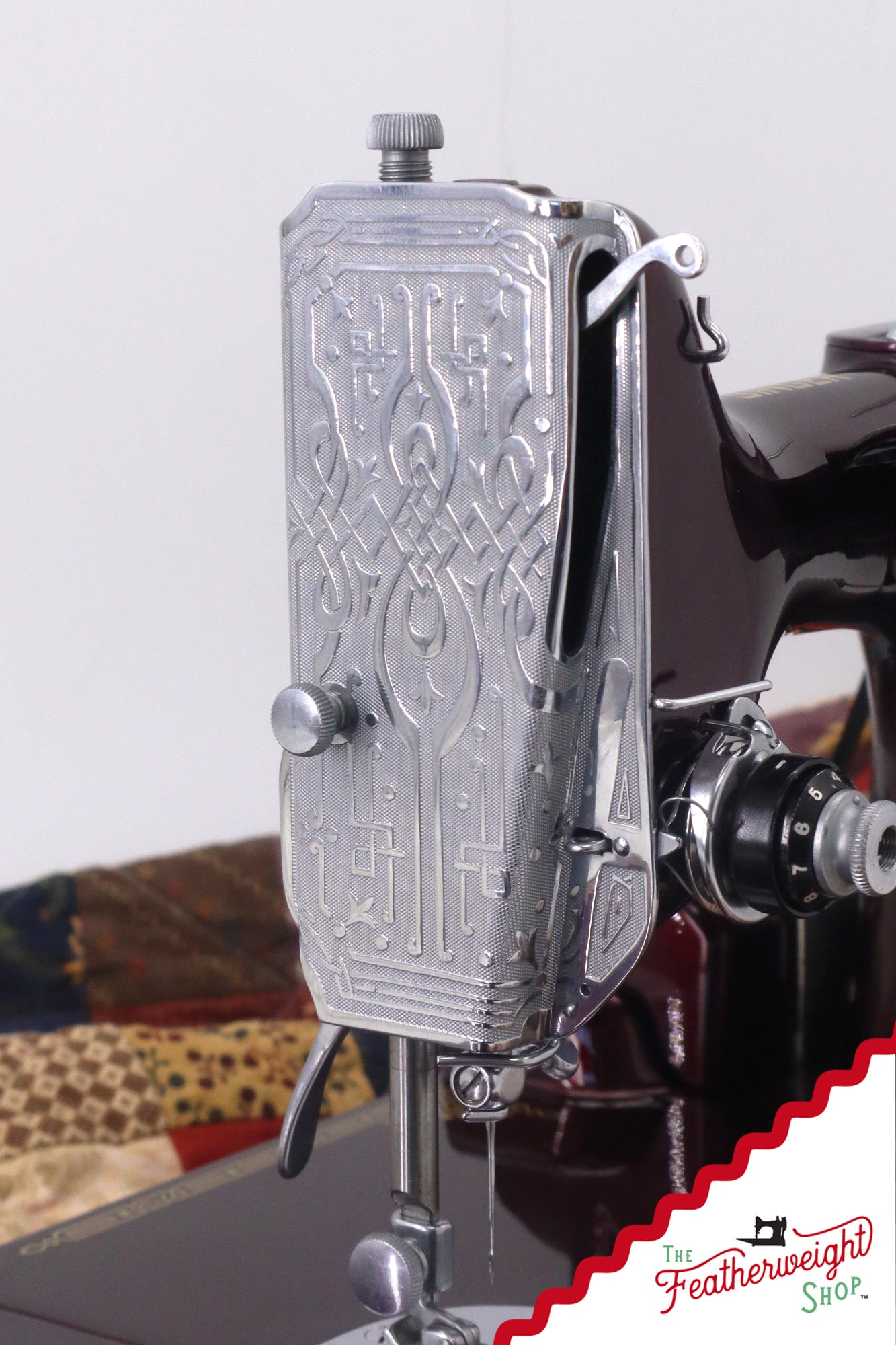 Singer Featherweight Top Decal 221 Fully Restored in Brandywine, AF383927 - SCARCE