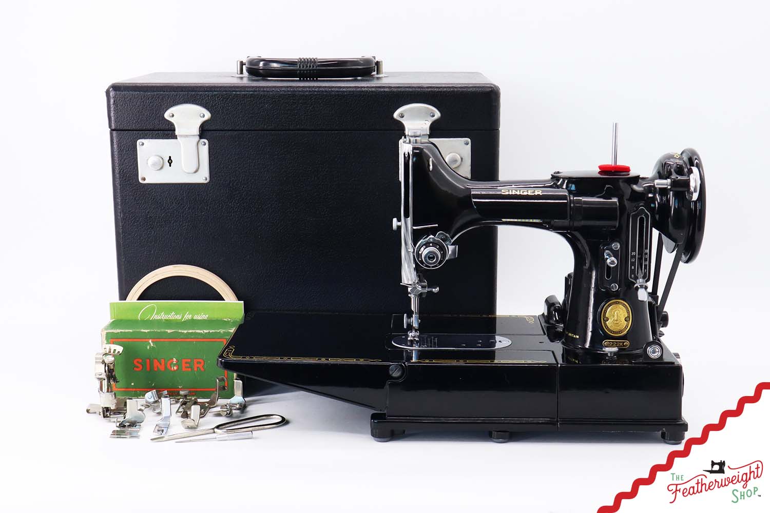 Singer Featherweight 222K Sewing Machine - EJ27048*, 1953